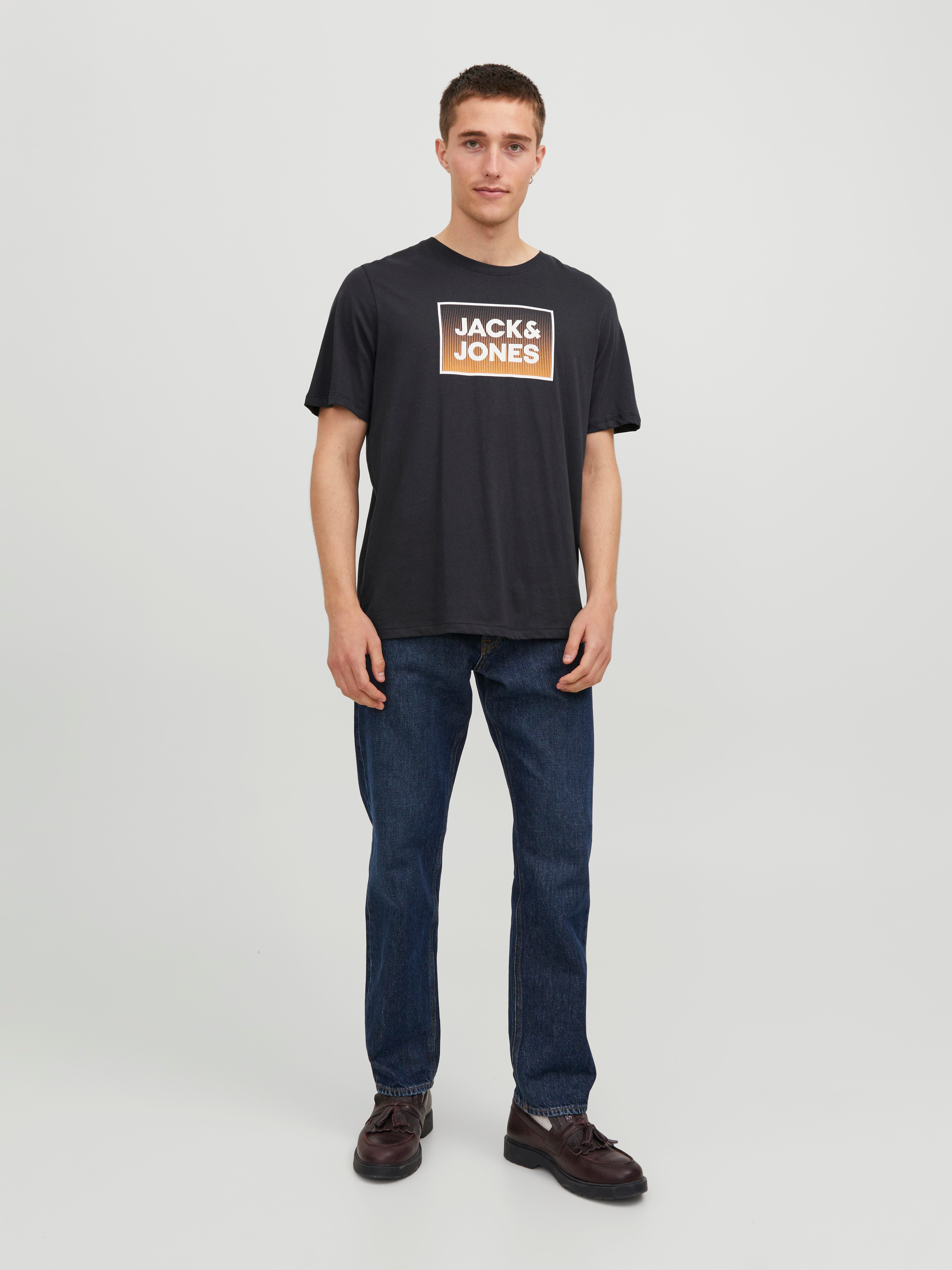 Jack & Jones Kurzarmshirt JJSTEEL TEE SS CREW NECK