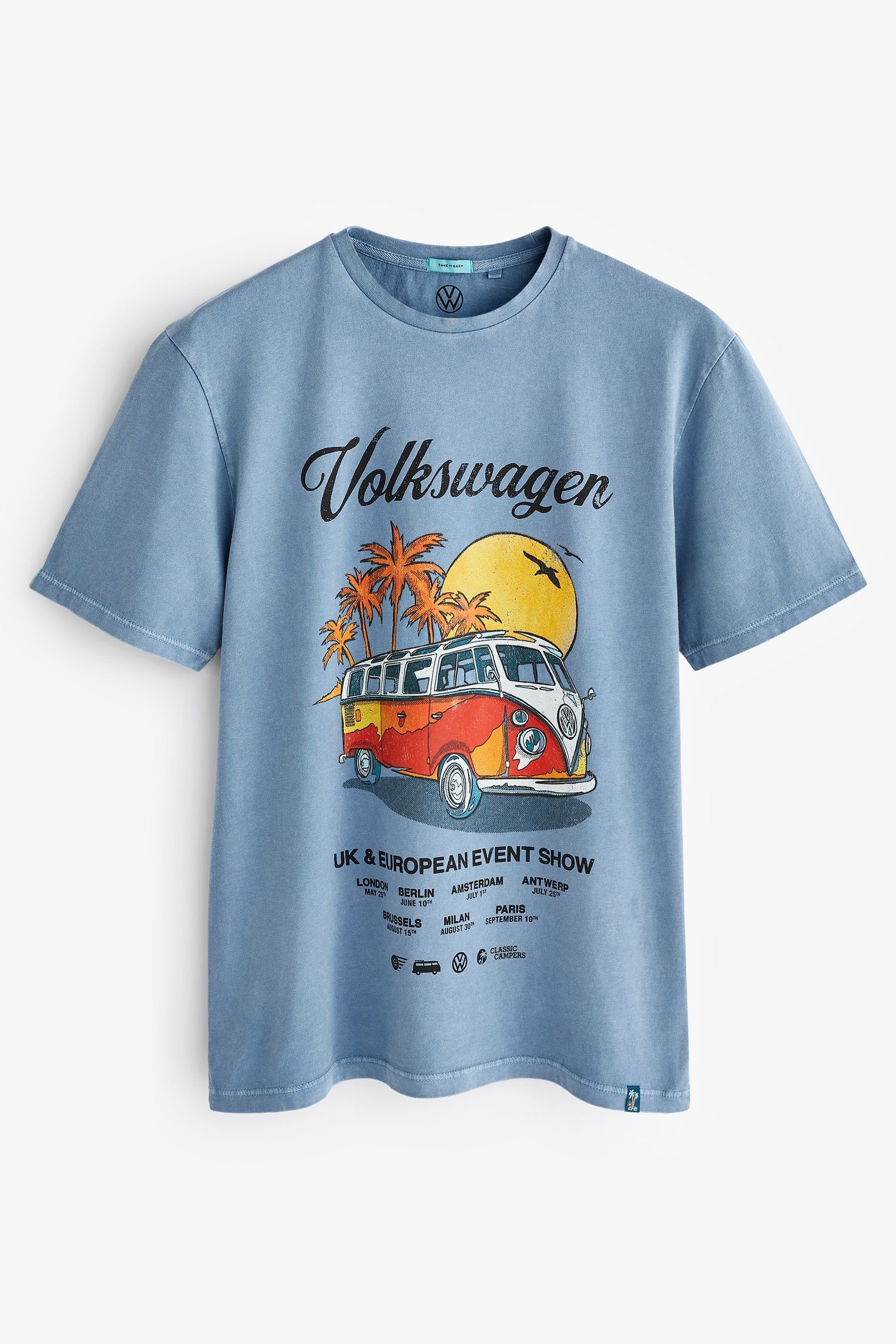 Next T-Shirt Lizenziertes Volkswagen T-Shirt mit Print (1-tlg) | T-Shirts