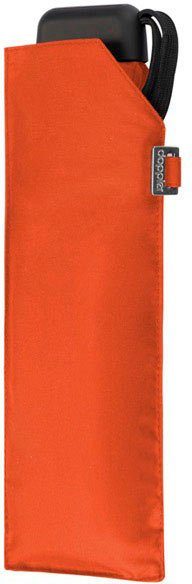 orange vibrant Slim uni, Taschenregenschirm doppler® Carbonsteel
