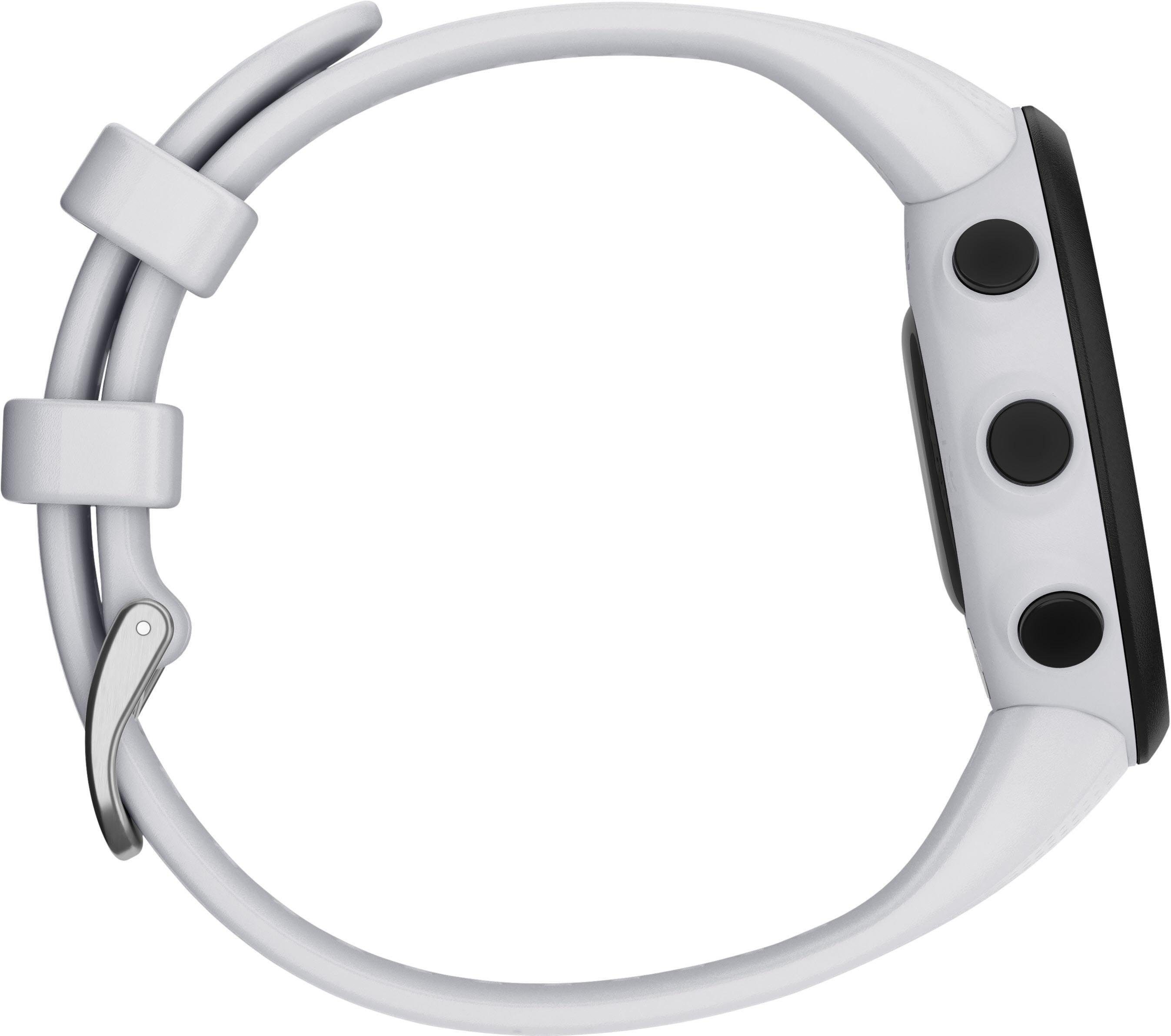 Garmin Swim2 mit 20 Smartwatch cm/1,04 (2,63 weiß Zoll) mm Silikon-Armband