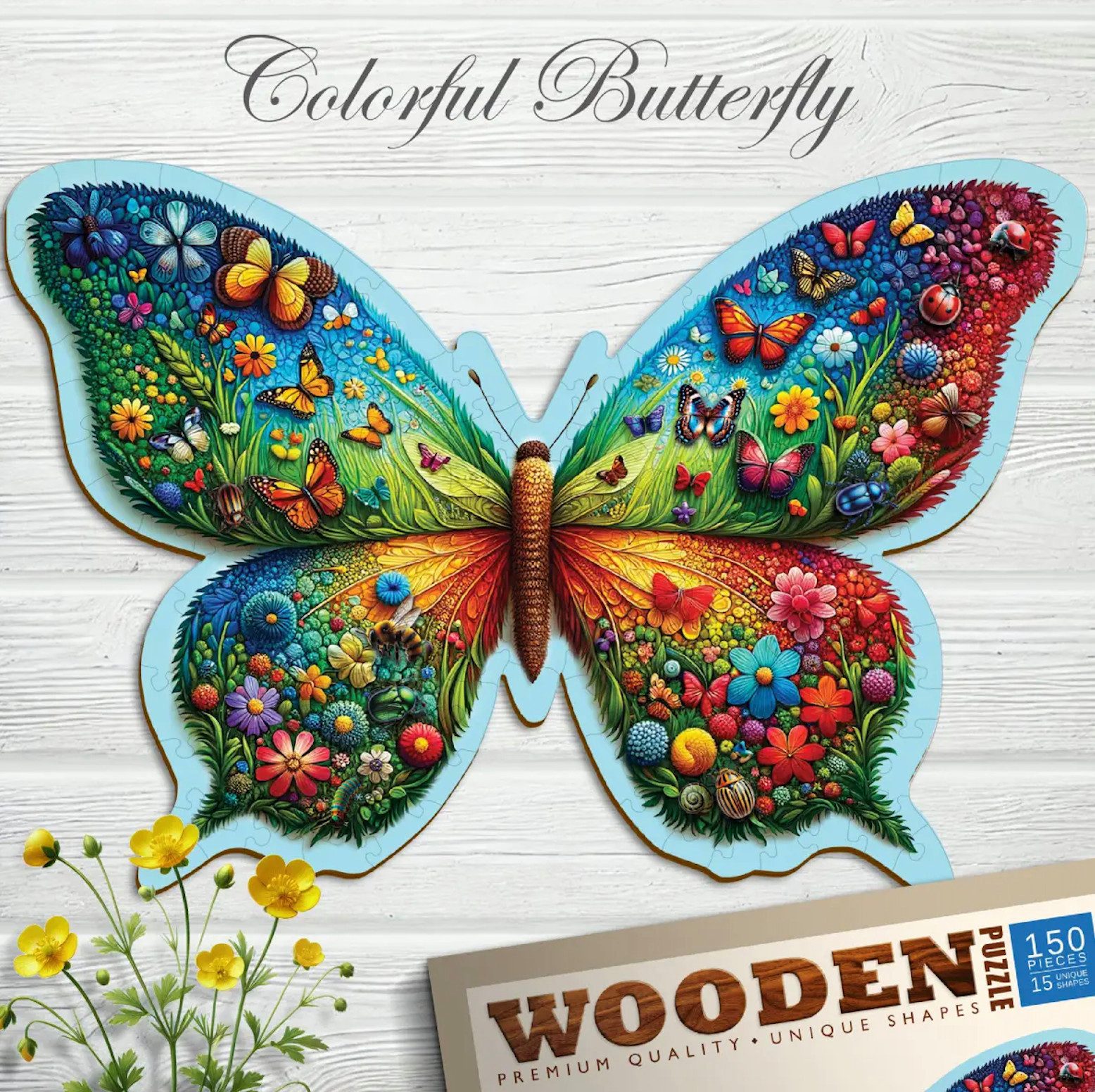 Wooden City Puzzle WOODEN CITY Holzpuzzle 150 Puzzleteile Tierpuzzle, 150 P günstig online kaufen