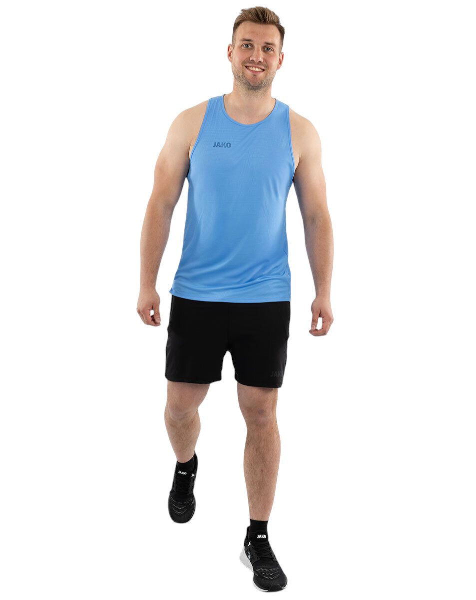 Jako Tanktop Light Flow (ärmellos) hellblau Herren