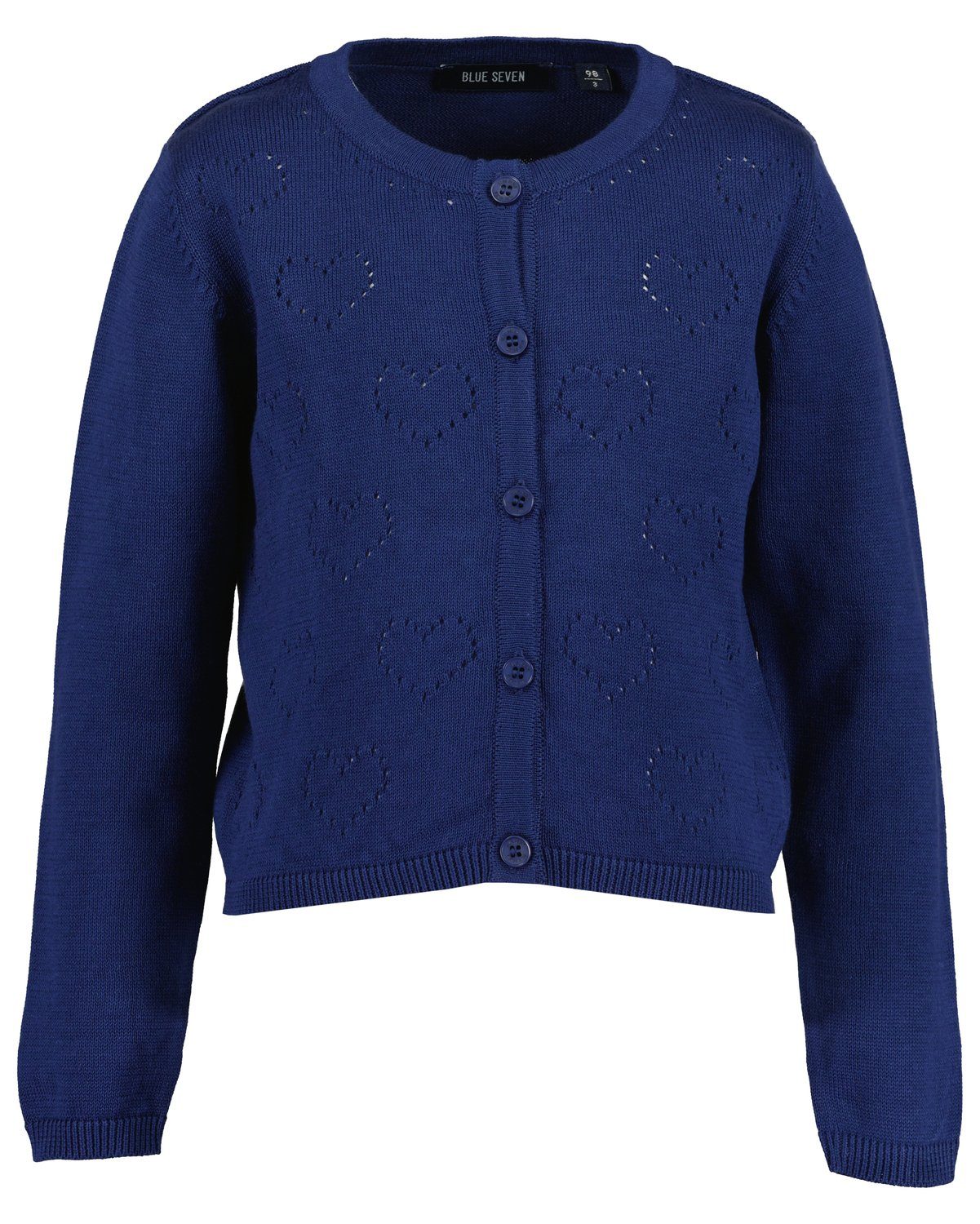 Blue Seven Strickjacke kl Md Strickjacke, Rundhals