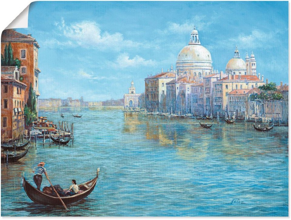 Artland Wandbild Venedig, Europa (1 St), als Leinwandbild, Poster,  Wandaufkleber in verschied. Größen