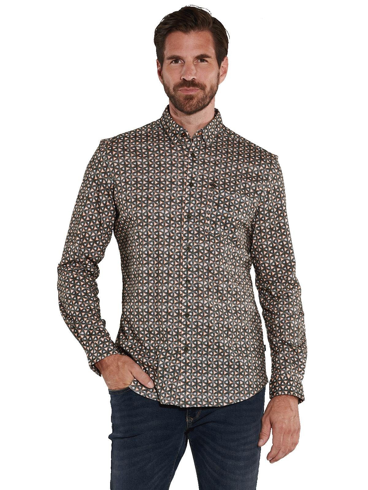 Engbers Langarmhemd Herren Hemd langarm, Orange