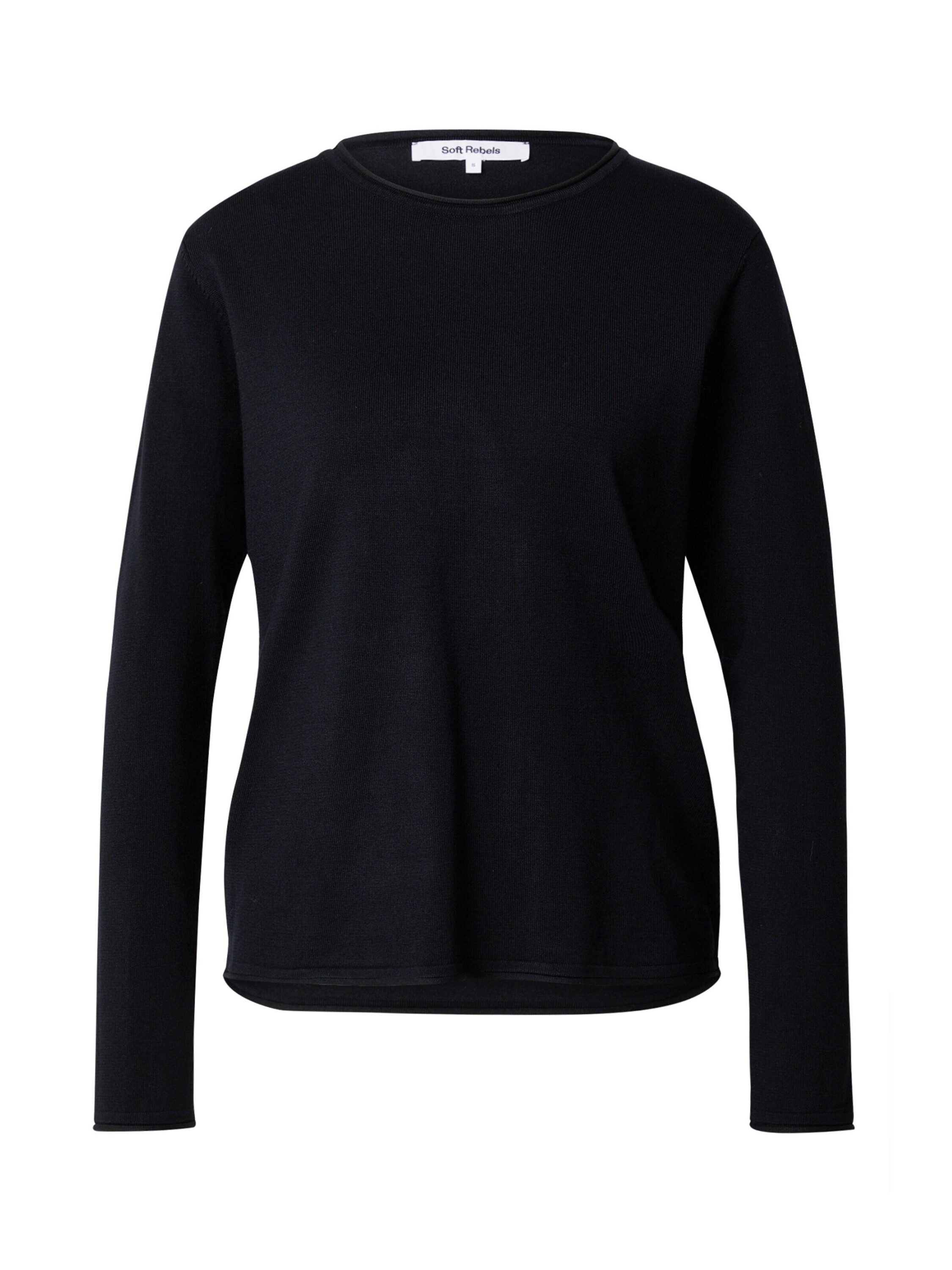 Soft Rebels Strickpullover (1-tlg) Plain/ohne Details
