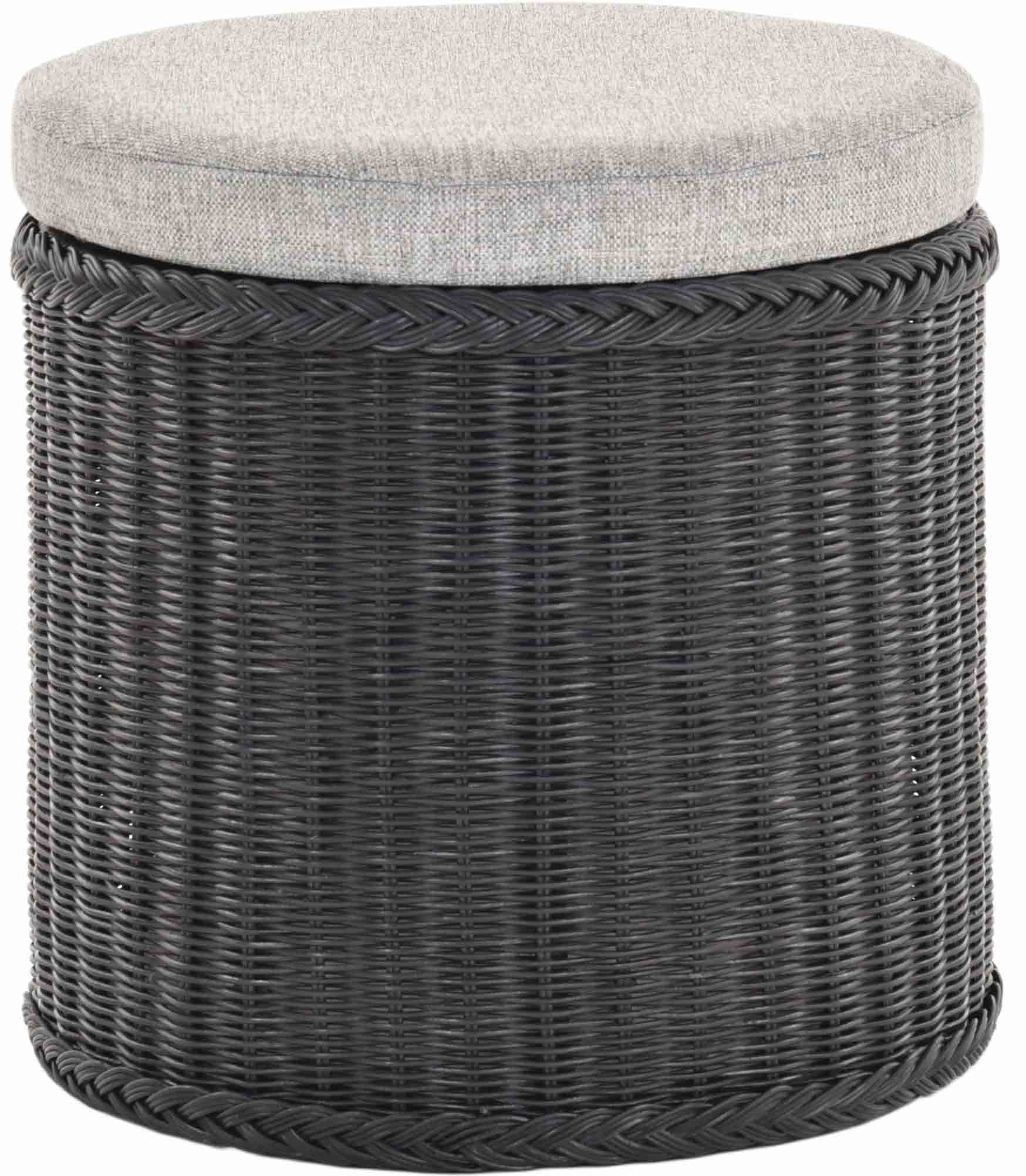 Krines Home Wäschekorb Rattan Sitzhocker mit günstig online kaufen