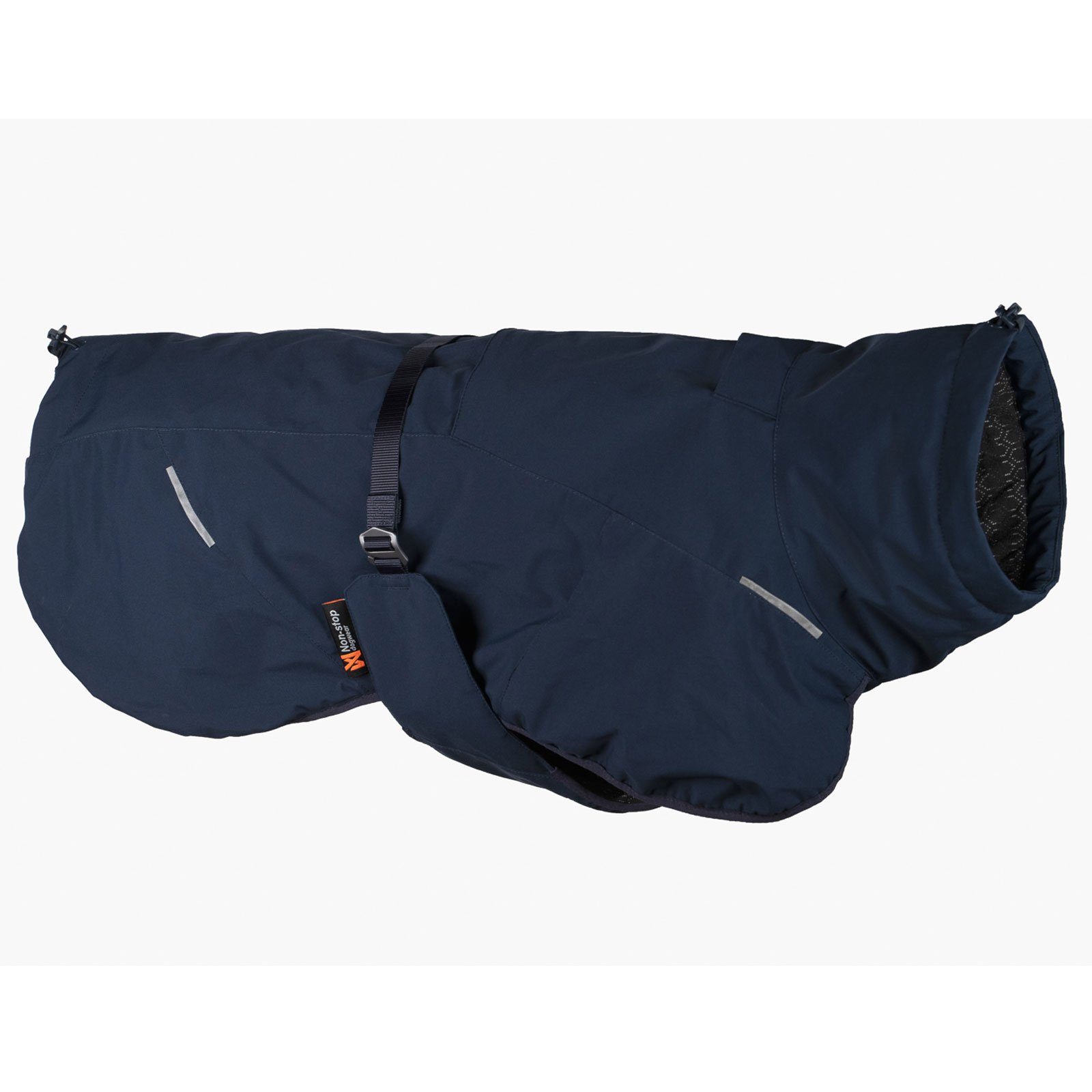 Non-stop dogwear Hundejacke GLACIER Wool Jacket 2.0 navy, Mit Ulvang-Wollfutter.