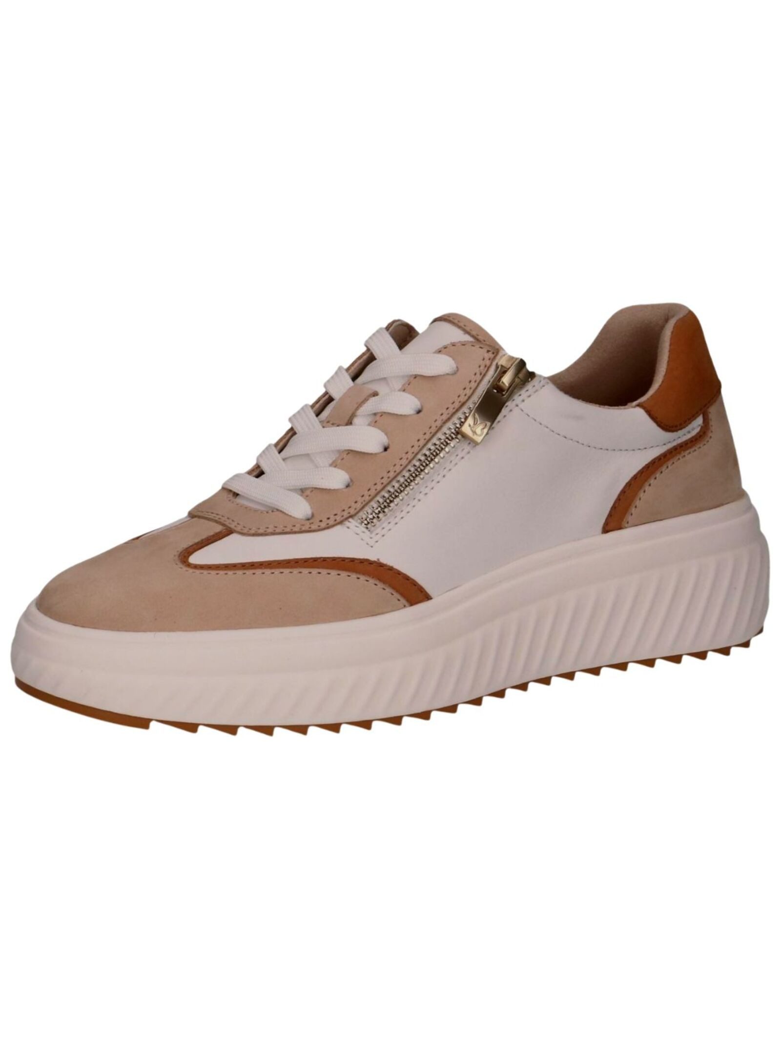 Sneaker Leder . Plateausneaker