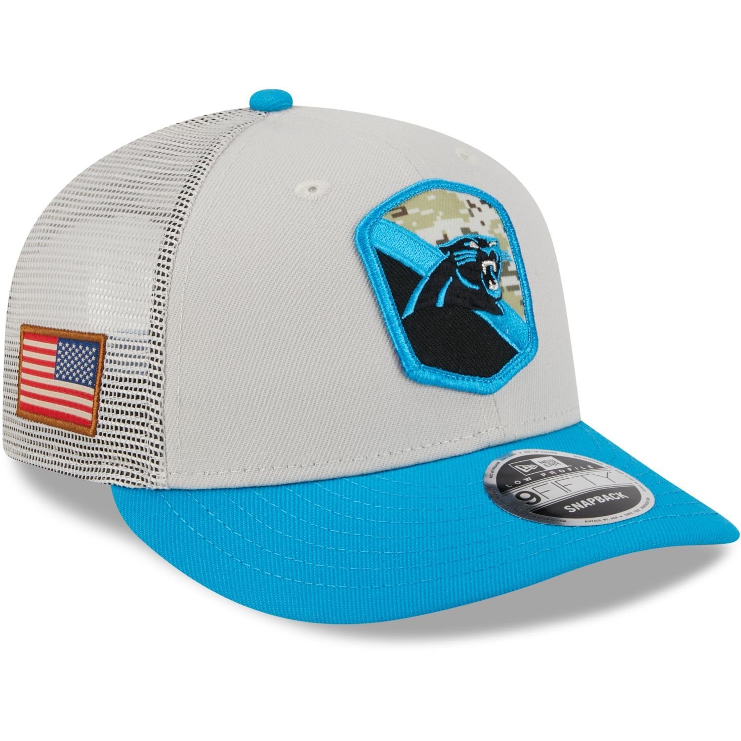 Profile Low Salute Snap Panthers Service Carolina Era Snapback New Cap to 9Fifty NFL