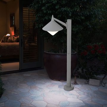 etc-shop LED Außen-Stehlampe, Leuchtmittel inklusive, Warmweiß, Wegeleuchten Außen Modern Standleuchte Außen