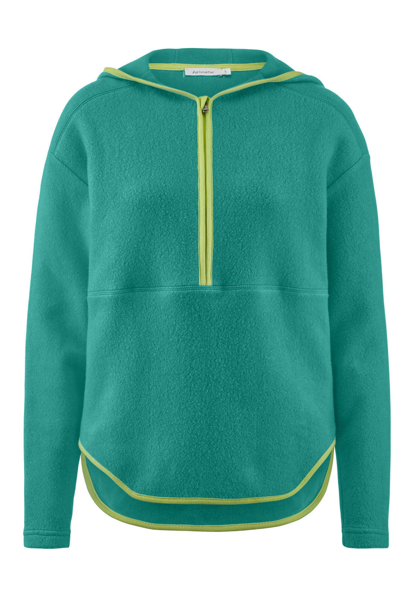 Hessnatur Fleecepullover aus reiner Bio-Baumwolle (1-tlg) günstig online kaufen