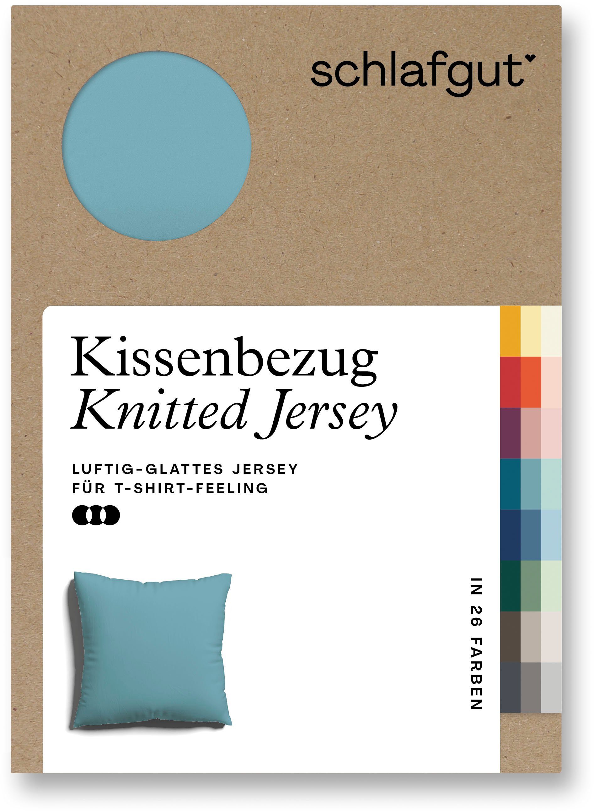 Schlafgut Kissenbezug Knitted Jersey aus Bio-Baumwolle günstig online kaufen
