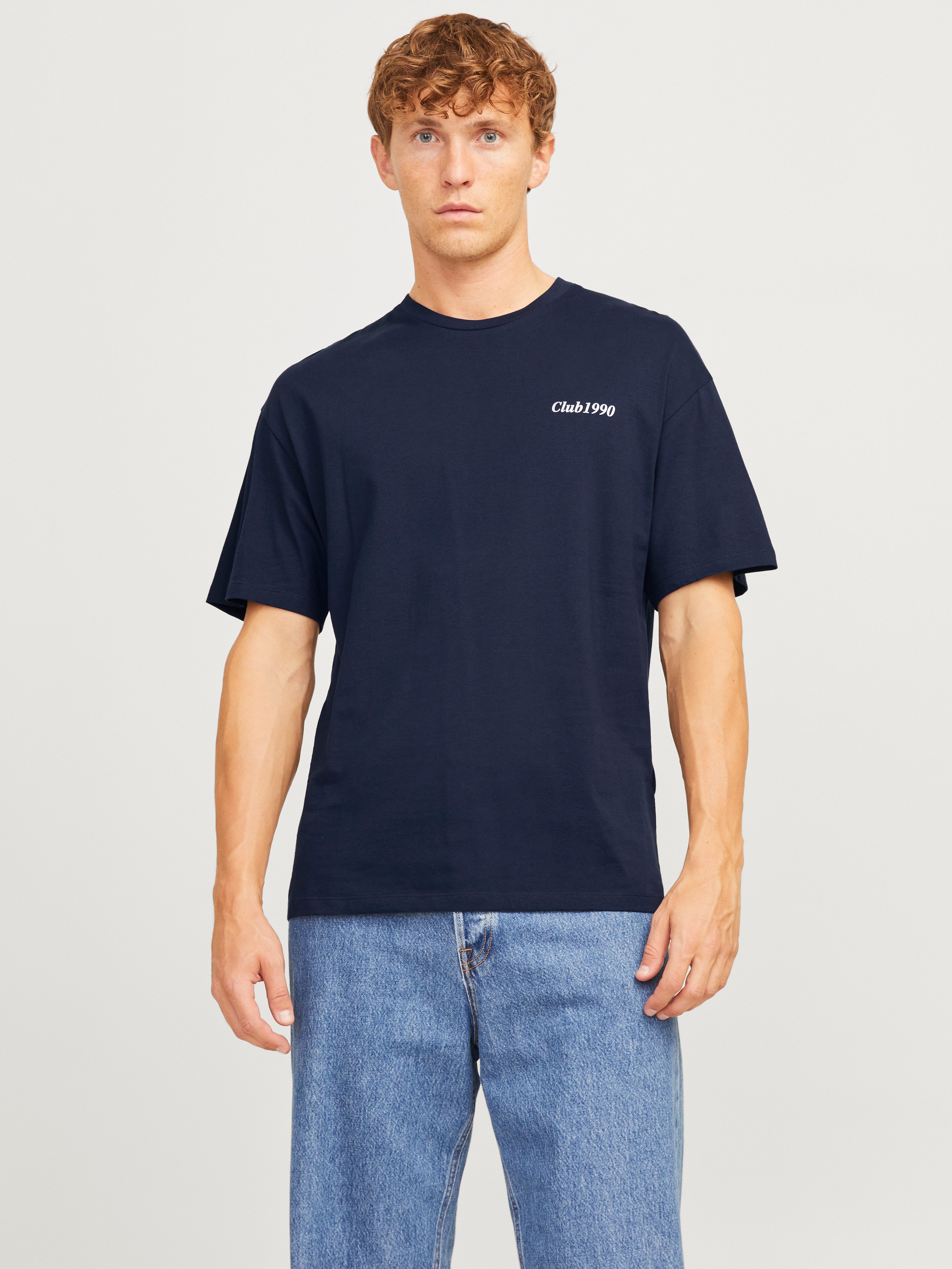 Jack & Jones Rundhalsshirt "JJEBRADLEY GRAPHIC TEE SS O-NECK NOOS", mit Fro günstig online kaufen