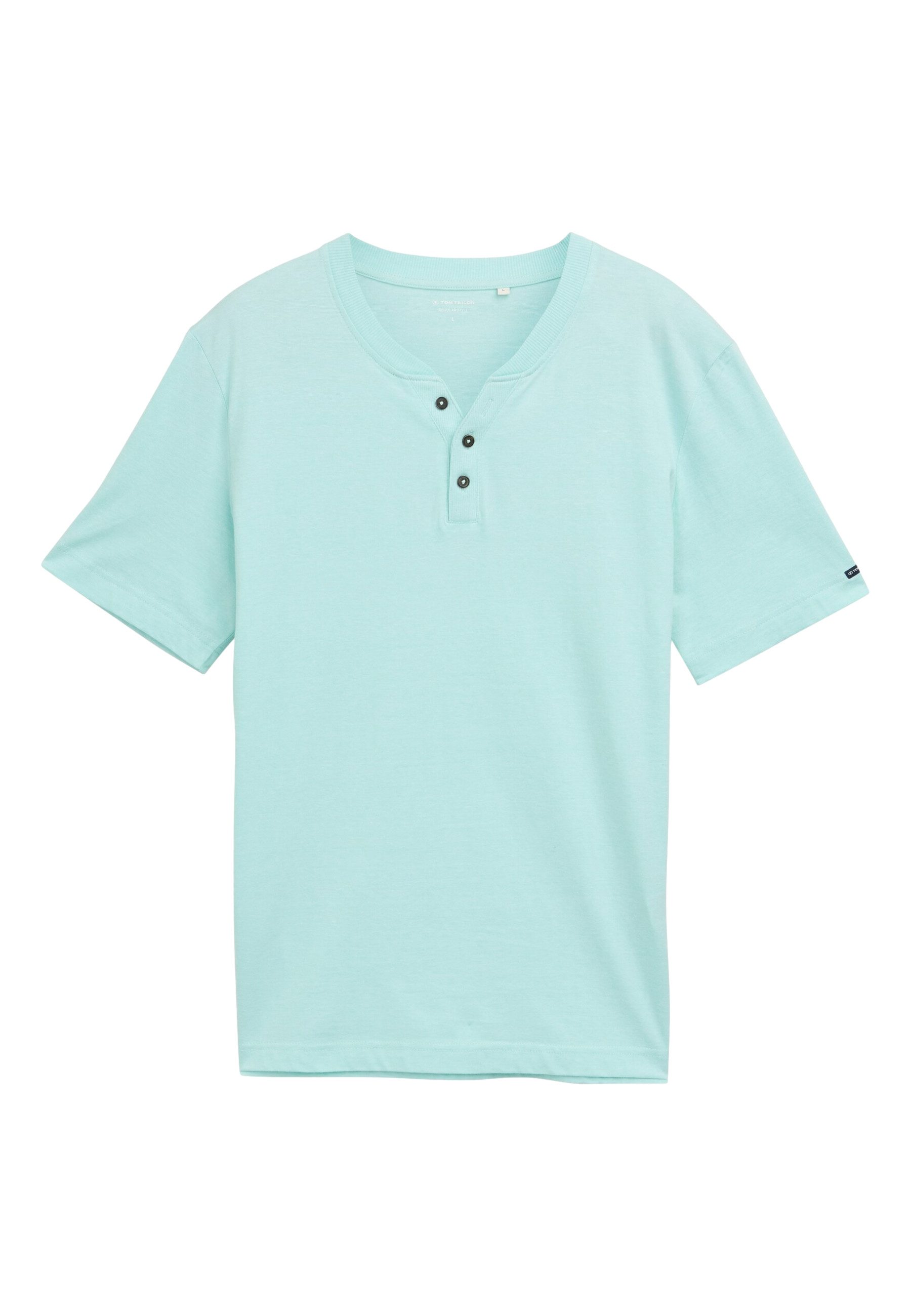 TOM TAILOR Henleyshirt T-Shirt Kurzarmshirt (1-tlg) günstig online kaufen