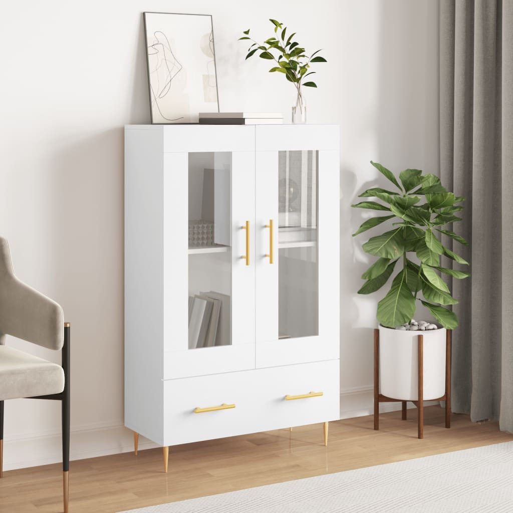 vidaXL Highboard, Hochkommode Weiß 69,5x31x115 cm günstig online kaufen