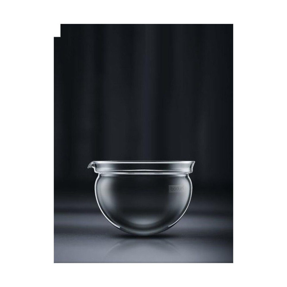 Bodum Gläser-Set Ersatzglas 1,3 l zu Teebereiter Chambord Spare Beaker klar, Borosilikatglas, Ø16cm
