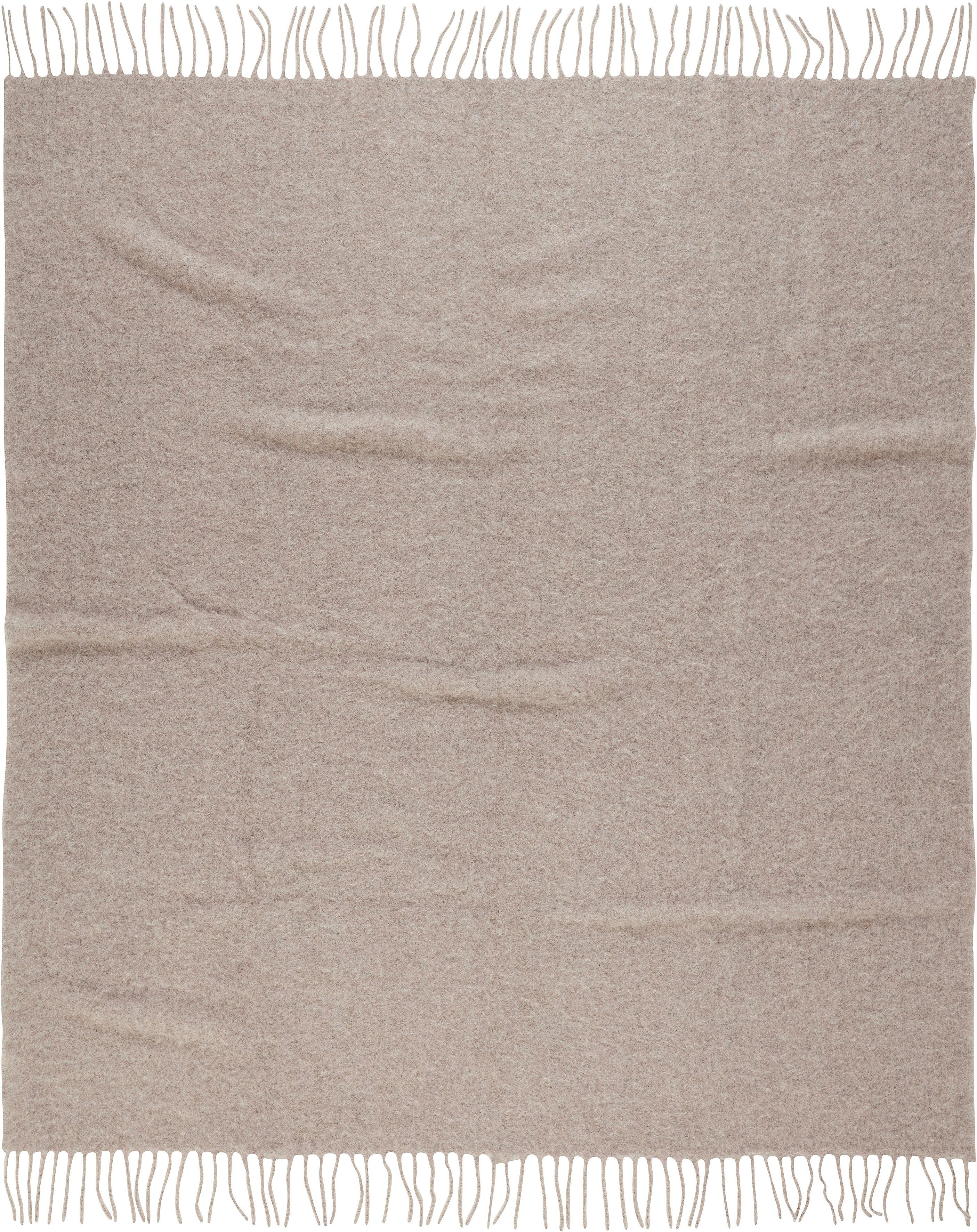 Plaid Sinja, LeGer Home by Lena Gercke, mit Fransen, Kuscheldecke. Reduzierter Preis € 71,98. Unverbindliche Preisempfehlung € 84,99