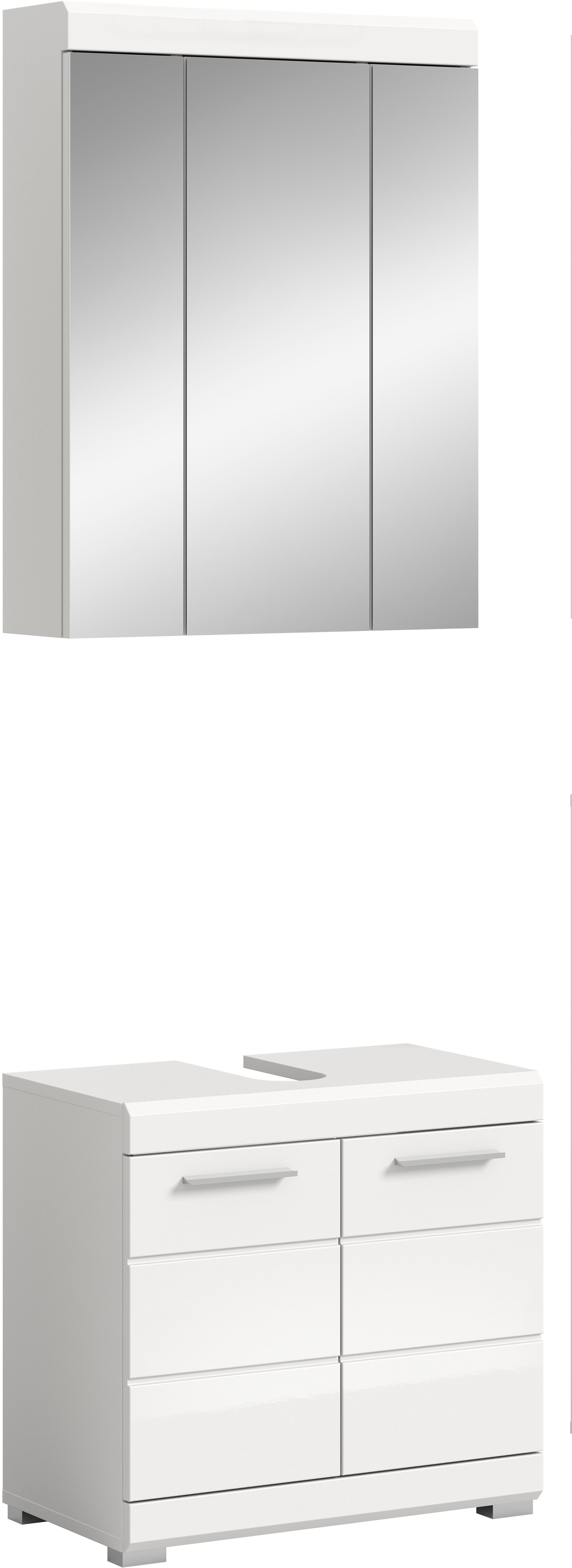 INOSIGN Badmöbel-Set Siena, 2 tlg., bestehend aus: Waschbeckenunterschrank, günstig online kaufen