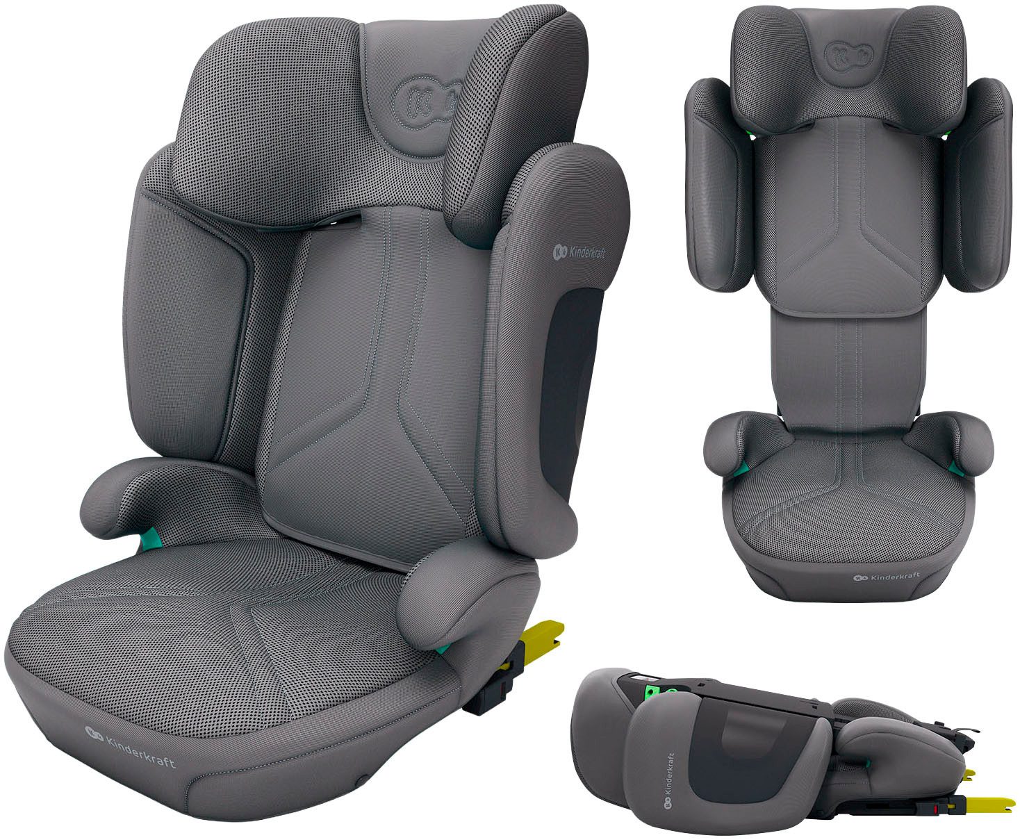 Kinderkraft Autokindersitz XPAND 2 PRO i-Size schwarz, ab: 3,5 Jahren, bis: 12 Jahren, ab: 100 cm, bis: 150 cm