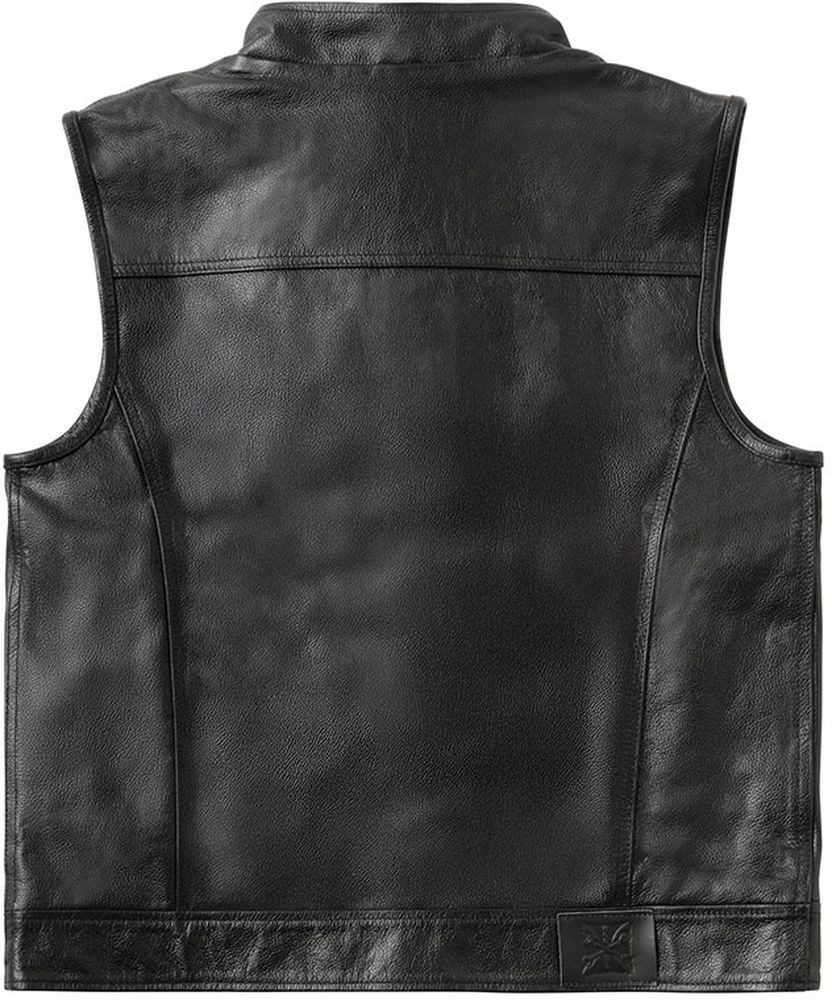 West Coast Choppers Sweatweste Collab 131/2 Leather Cfl Riding Vest