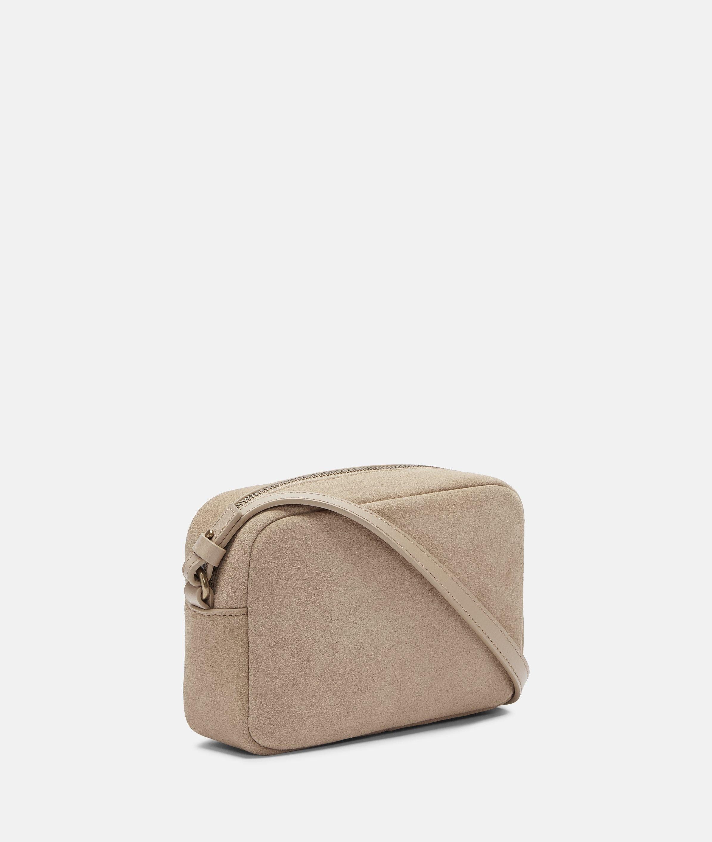 Liebeskind Berlin Umhängetasche Ella Camera-Bag S, Kleine Umhängetasche aus Veloursleder