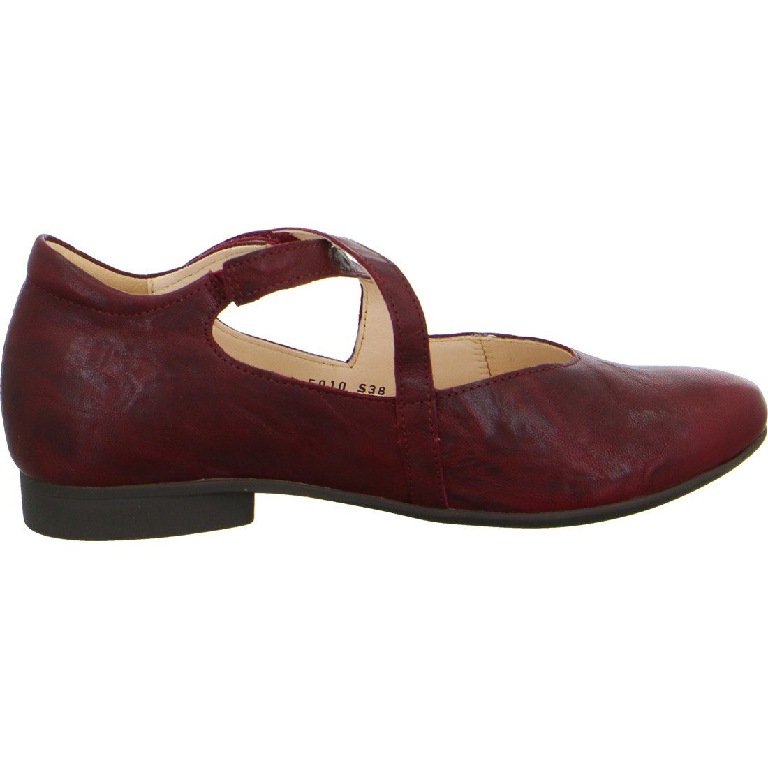 rot Think! - Glattleder 2 Guad Ballerina Ballerina 048579 Schuhe, Think!