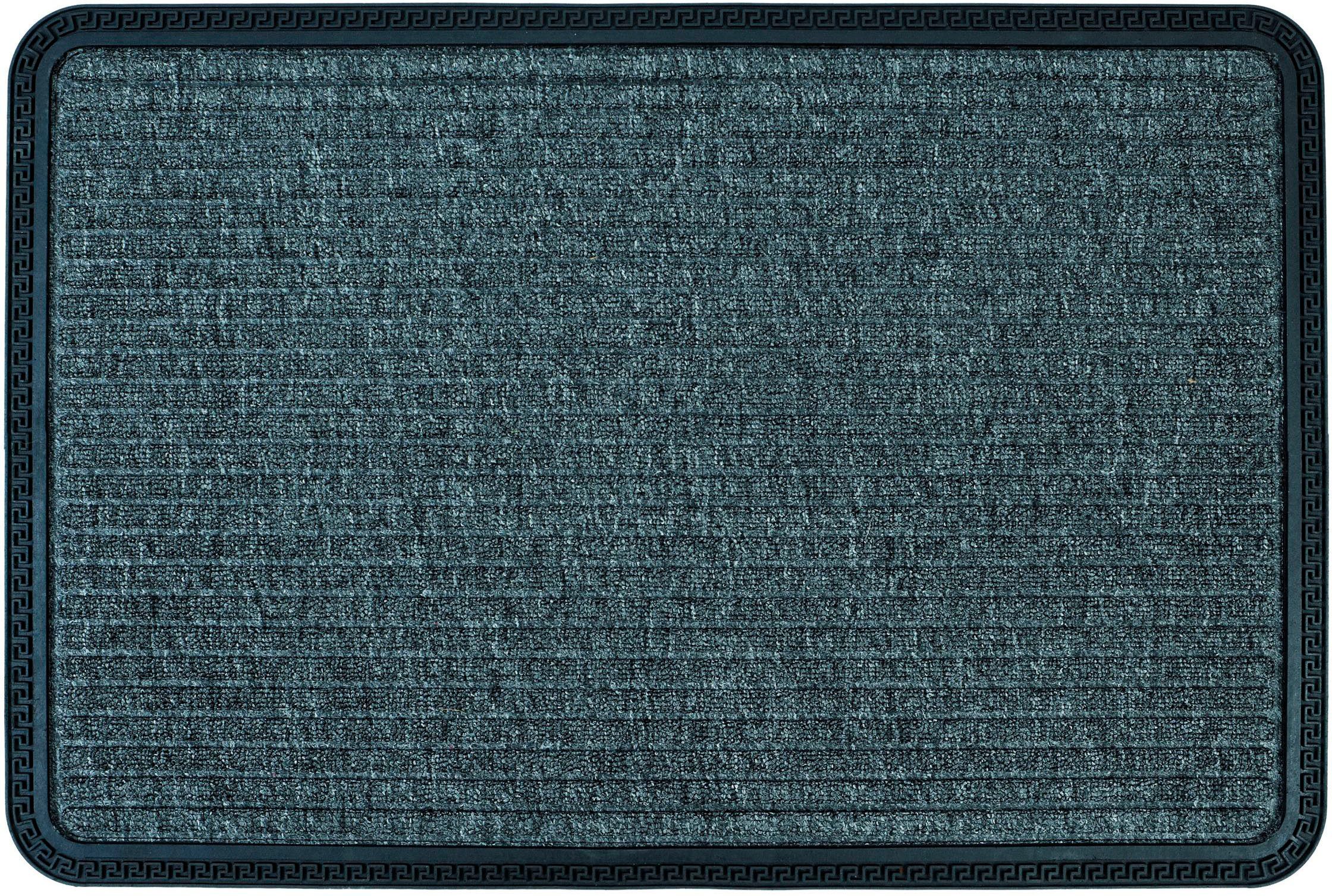 Astra Fußmatte Border Star ca. 40 cm x 60 cm Grau günstig online kaufen