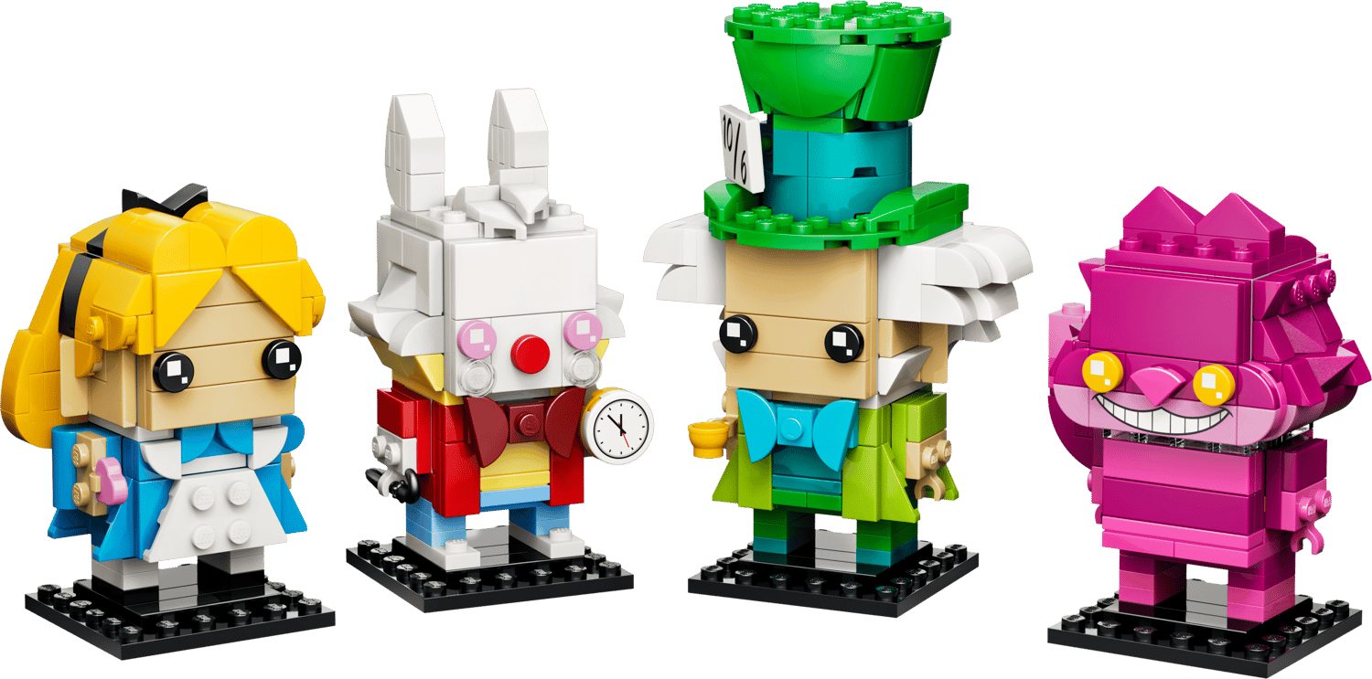 LEGO® BrickHeadz 40925 Alice im Wunderland Spielbausteine, (Set, 601 St., Set)