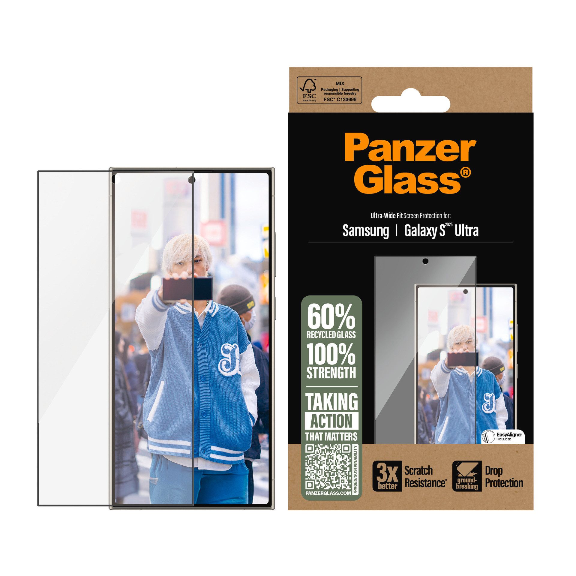 Displayschutzglas Ultra-Wide Fit Screen Protection
