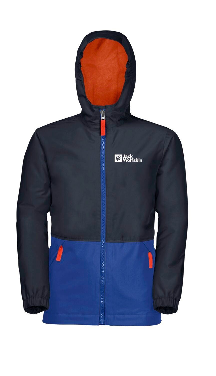 Jack Wolfskin Funktionsjacke Übergangsjacke Snowy Days (wasser- und winddicht, Fleece-Innenseite)