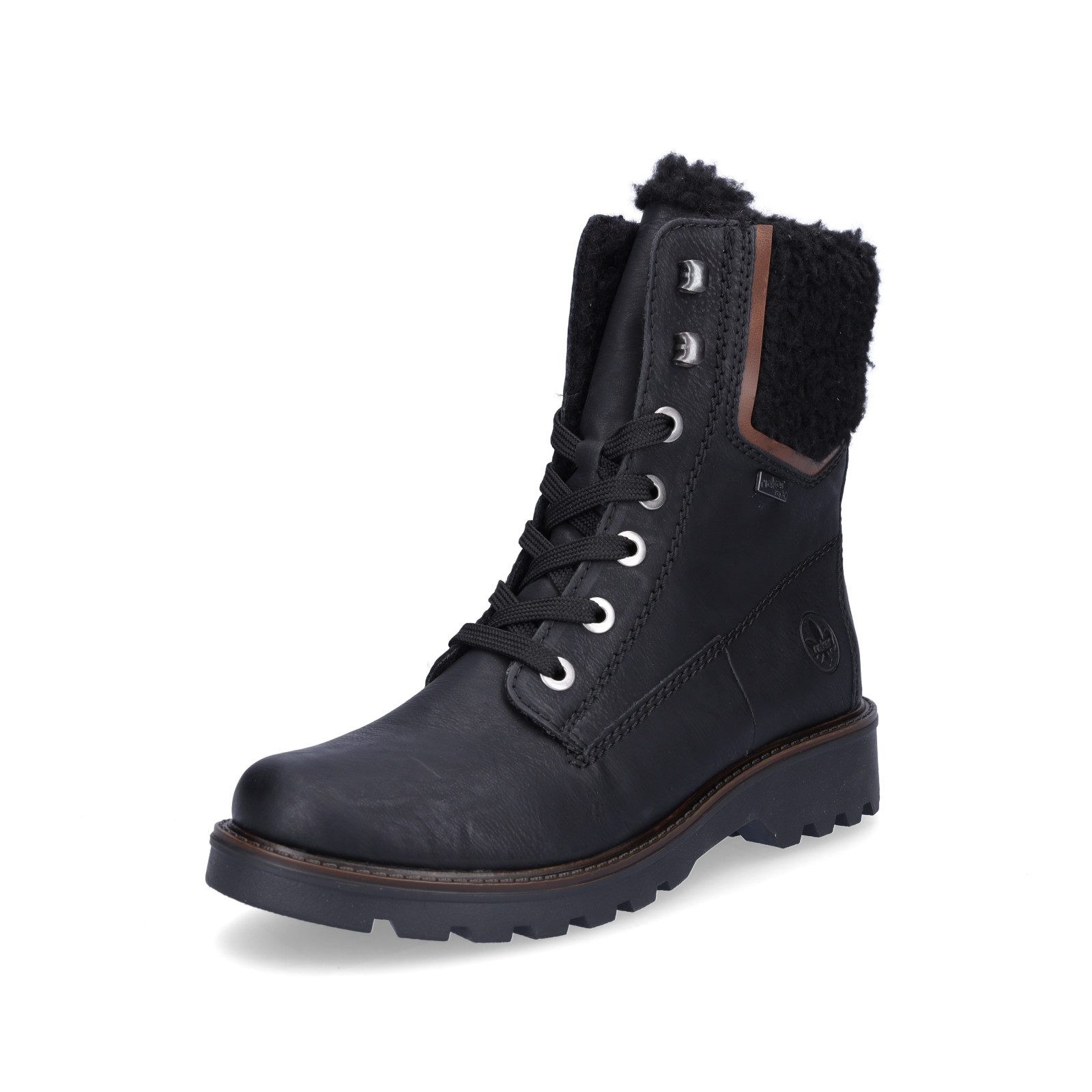 Rieker Damen Schnürboot schwarz Schnürboots