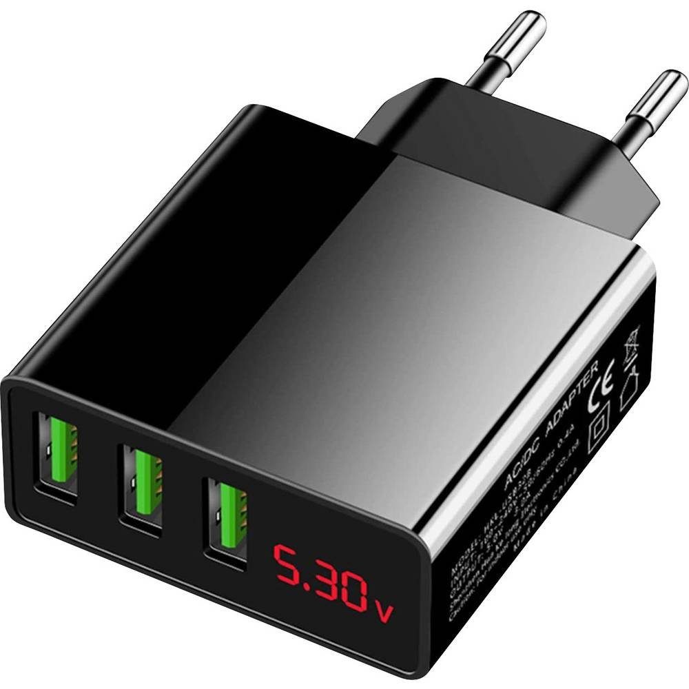 mit Spannungsanzeige 4260634740239 USB-Ladegerät