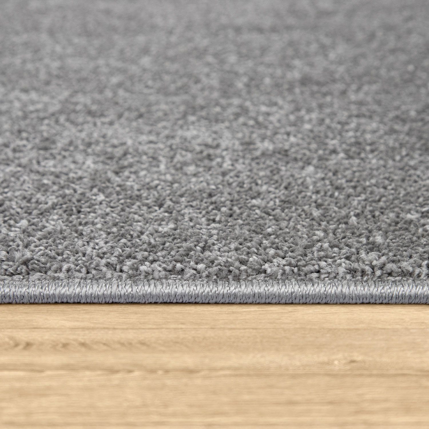 Paco Home Teppich Porto 890, rechteckig, Höhe: 13 mm, Kurzflor, Uni-Farben, ideal im Wohnzimmer & Schlafzimmer