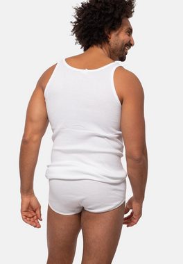 Ammann Unterhemd 4er Pack Organic Cotton Doppelripp (Spar-Set, 4-St) Unterhemd / Tanktop - Baumwolle - Weiche Bio-Baumwolle