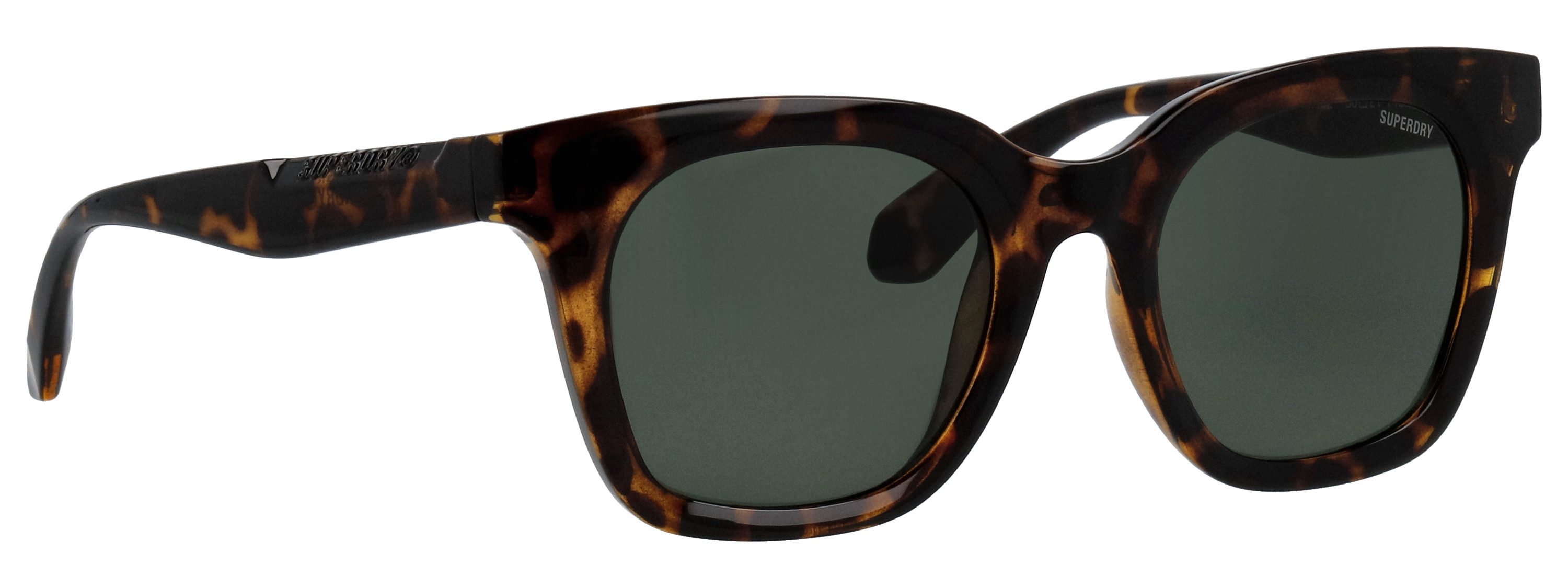 Superdry Sonnenbrille Modell 996073 Form Feminin, Logoschriftzug auf Bügel, Kunststofffassung