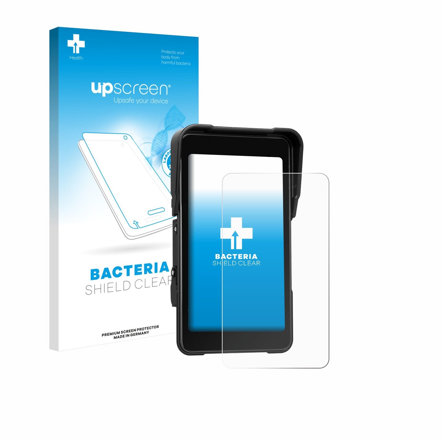 upscreen Displayschutzfolie Schutzfolie für CAMECHO Motorrad Carplay 5", Displayschutz Schutz Folie Klar antibakteriell