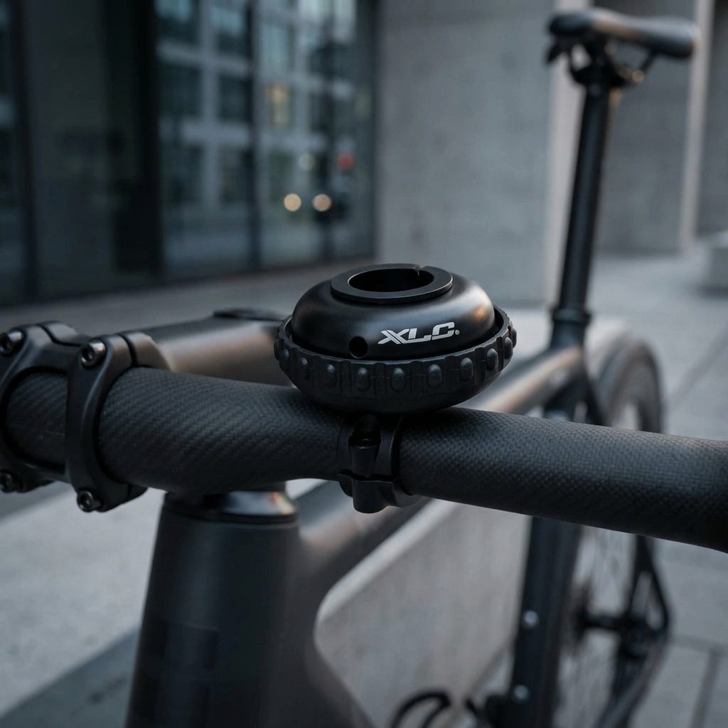 Fahrradklingel XLC Fahrraddrehklingel DD-M17 schwarz Ø53mm