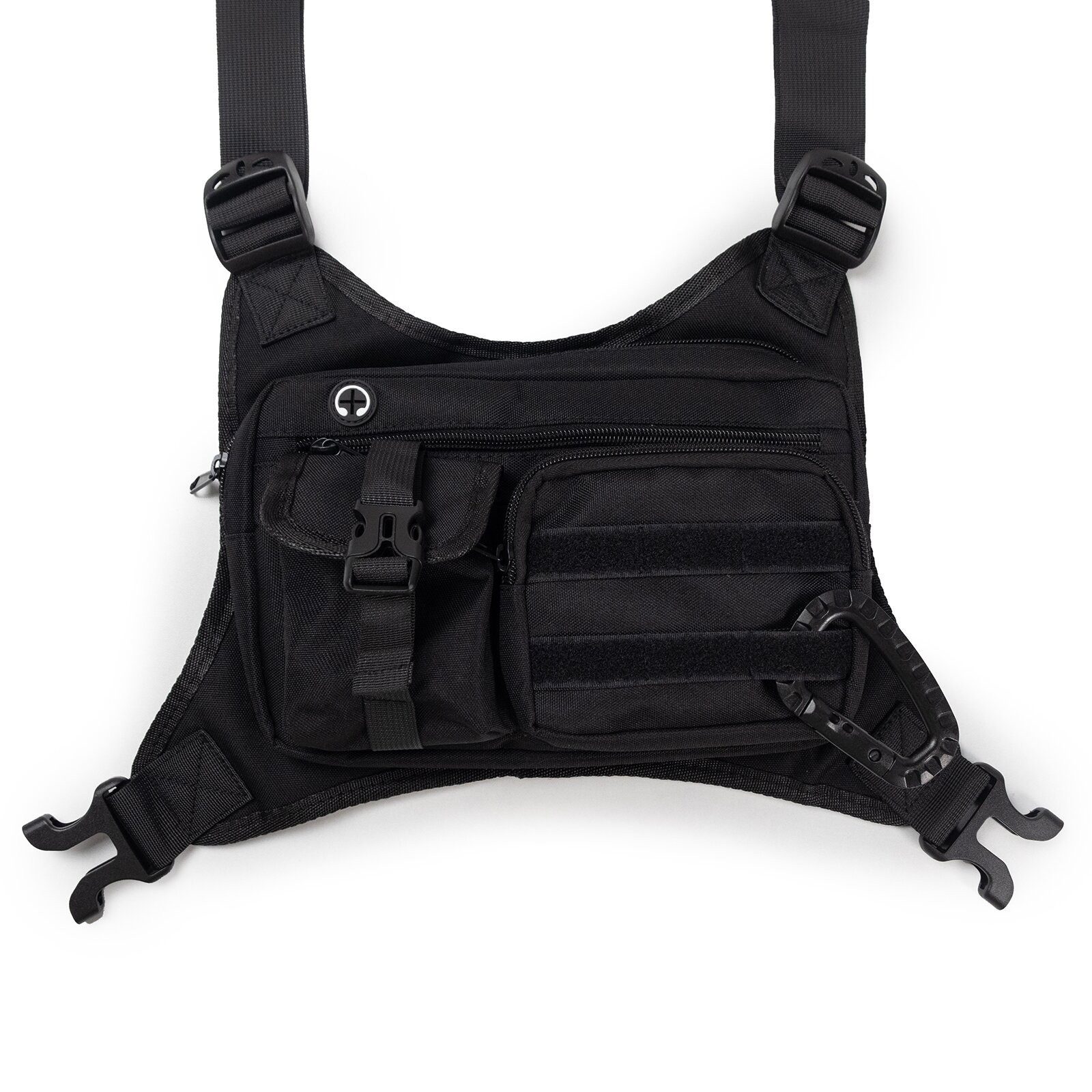Blusmart Sporttasche Outdoor-Sport-Brusttaschen für Damen und Herren (Brusttasche mit Handyhalterung, Wasserdichte Sport-Brusttasche, leichte Laufweste), Geeignet für Sport, Radfahren und Wandern