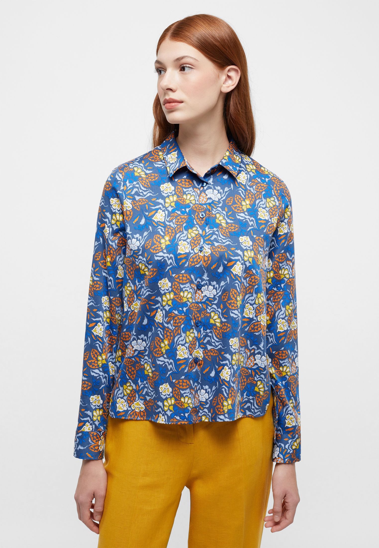 Satinbluse