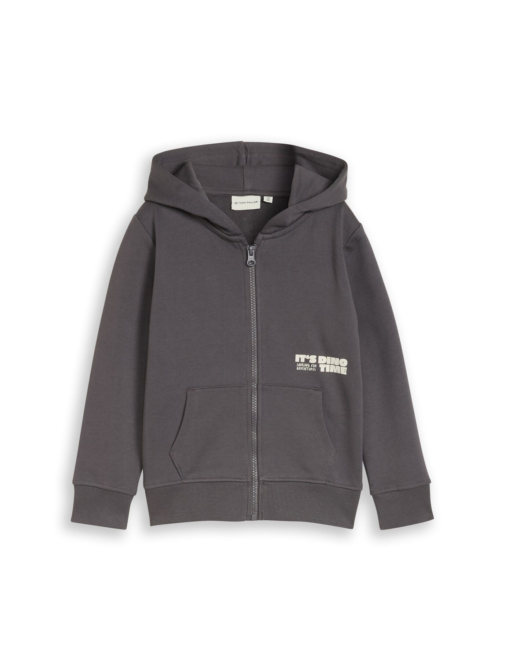 TOM TAILOR Sweatjacke Strick & Sweatshirts Hoodie Sweatjacke mit Rückenprint