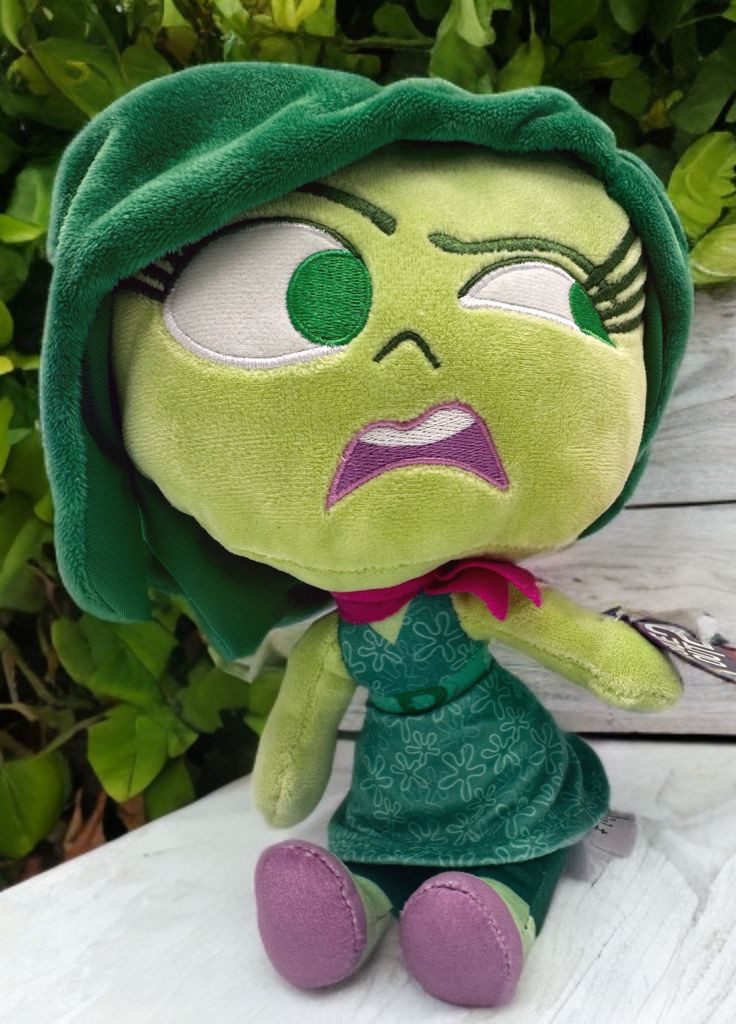 Disney Kuscheltier Alles steht kopf 2 Figuren Plüsch Kuscheltier Spielzeug Spiel Ekel (1-St), Alles steht Kopf Inside Out 1 Stück Kuscheltier