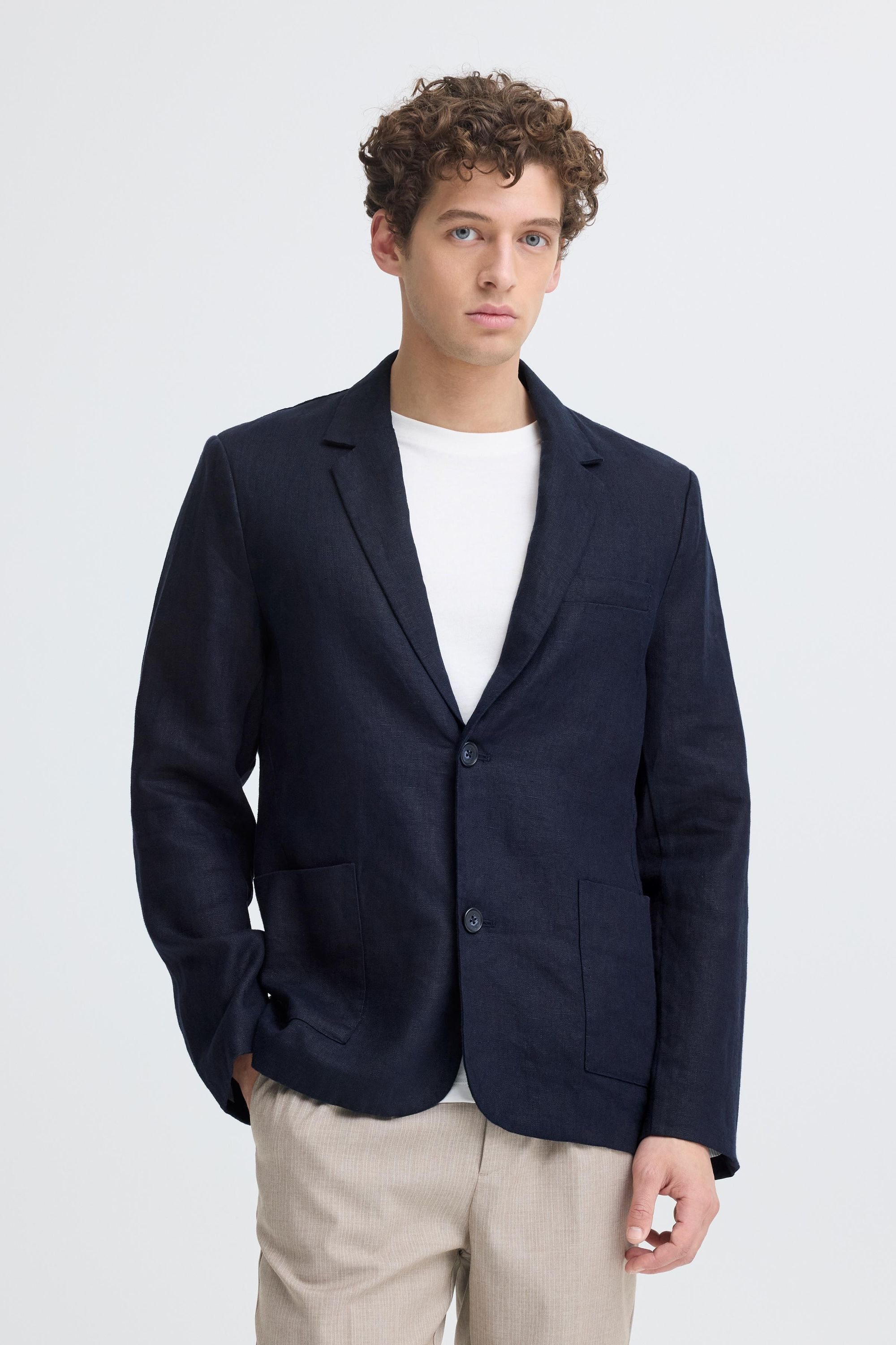 Casual Friday Sakko CFTorup Schickes Sakko aus Leinen