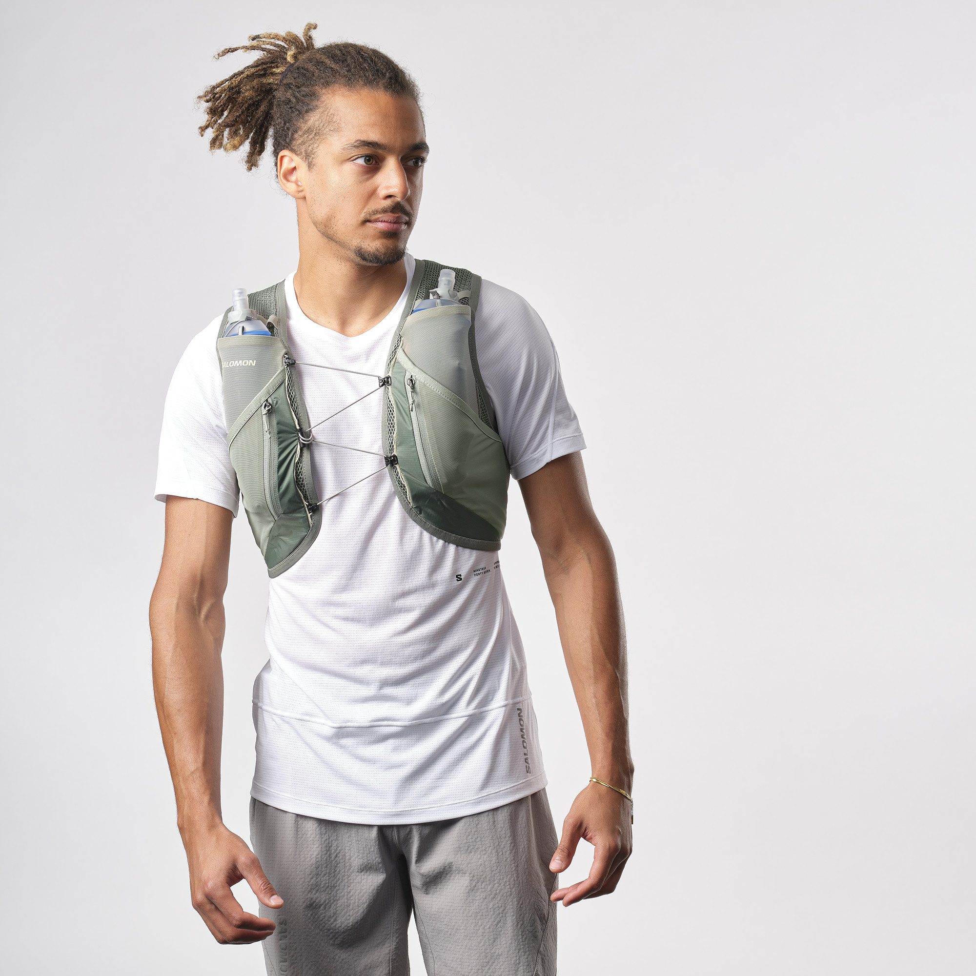 Salomon Trinkrucksack ACTIVE SKIN 12, Rucksack / Laufweste Inkl. Soft Flask