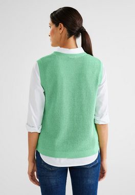 STREET ONE Strickpullover Street One Uni Strickpullunder in Light Brisk Gree (1-tlg) Nicht Vorhanden