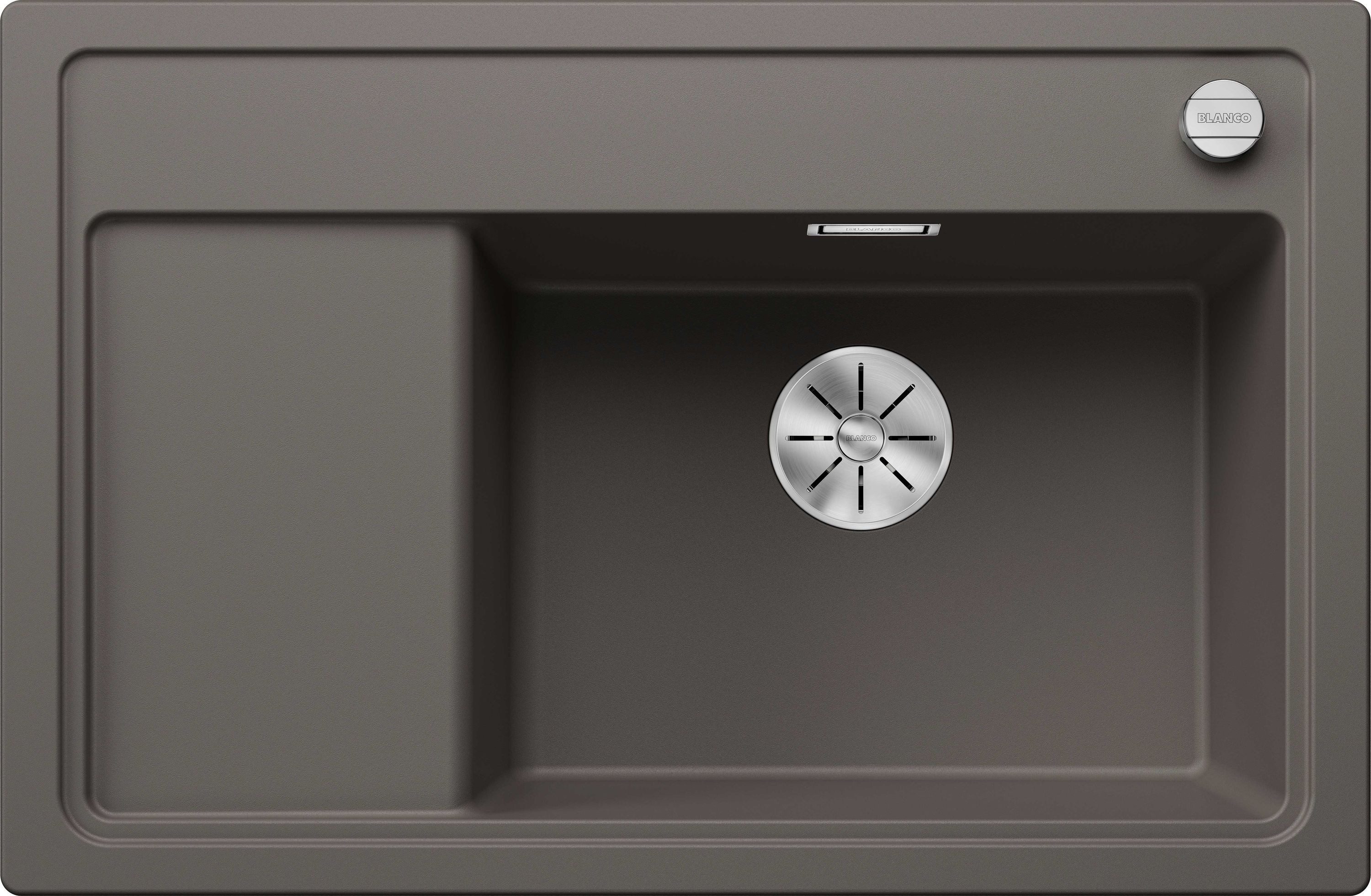 Einbauspüle ZENAR XL 6 S Compact Einbauspüle SILGRANIT vulkangrau ab 60cm Excenter