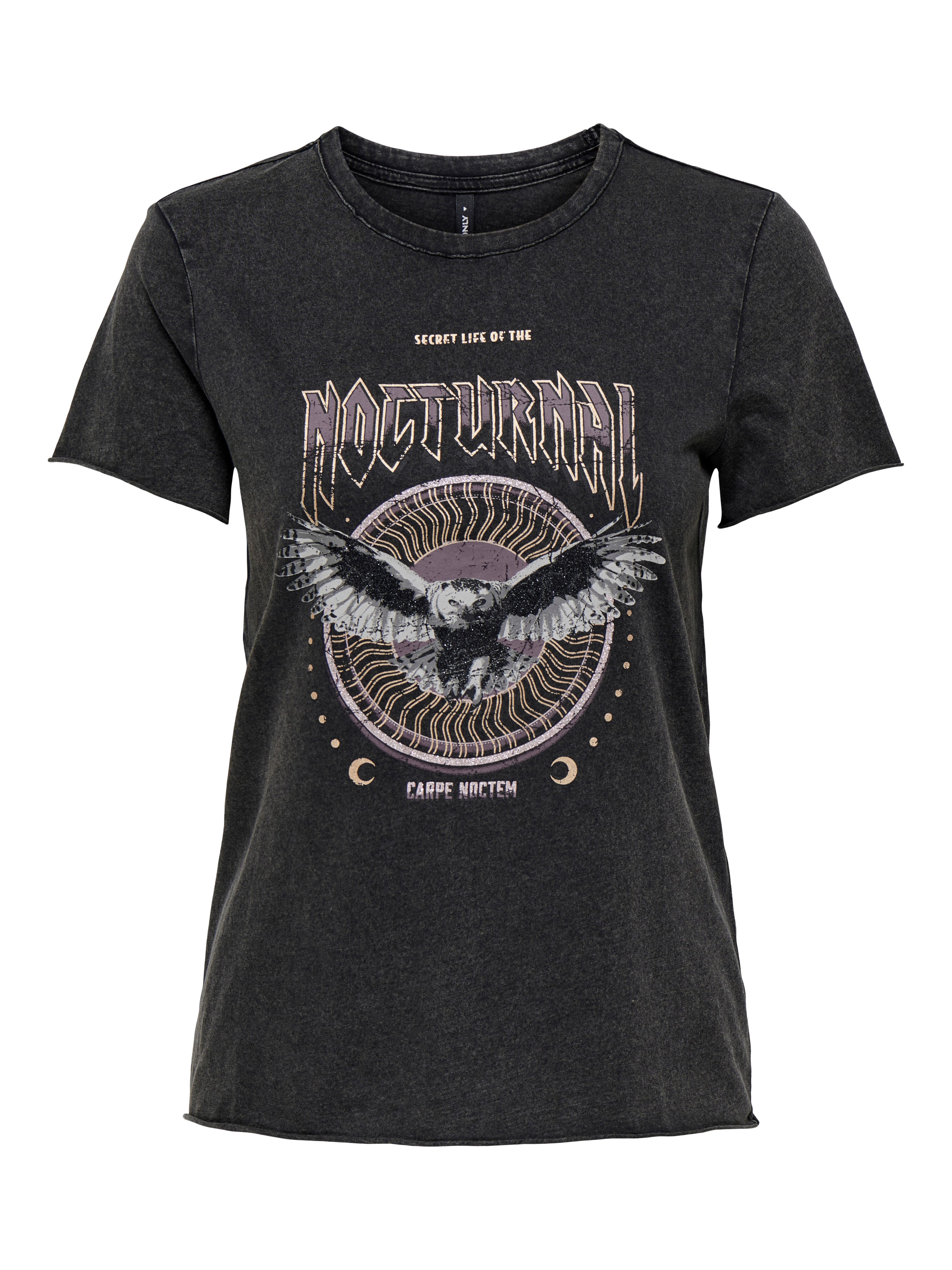 ONLY Rundhalsshirt ONLLUCY REG S/S TOP JRS NOOS unterschiedlich bedruckt günstig online kaufen