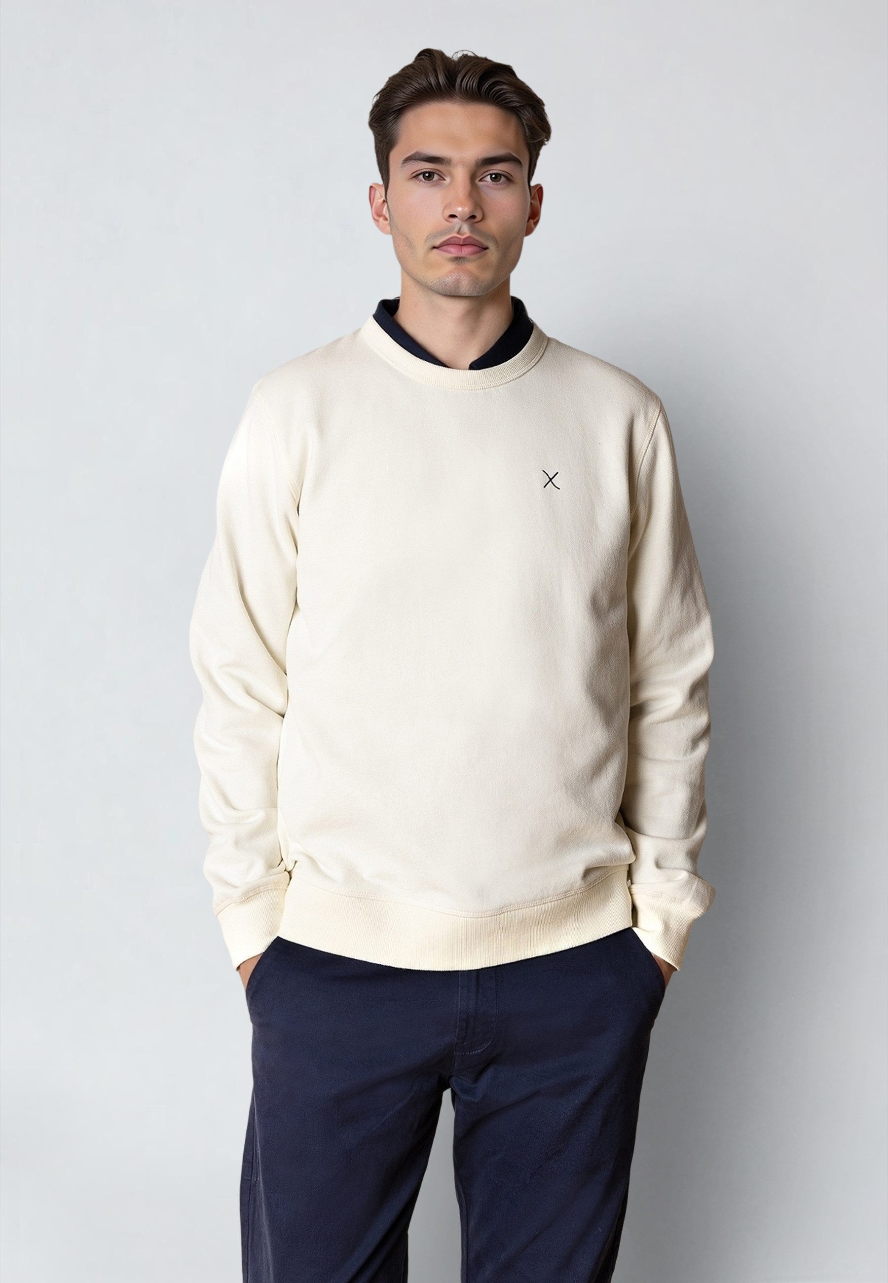 Clean Cut Copenhagen Rundhalspullover Clean Cut Copenhagen Grady Sweatshirt (1-tlg)