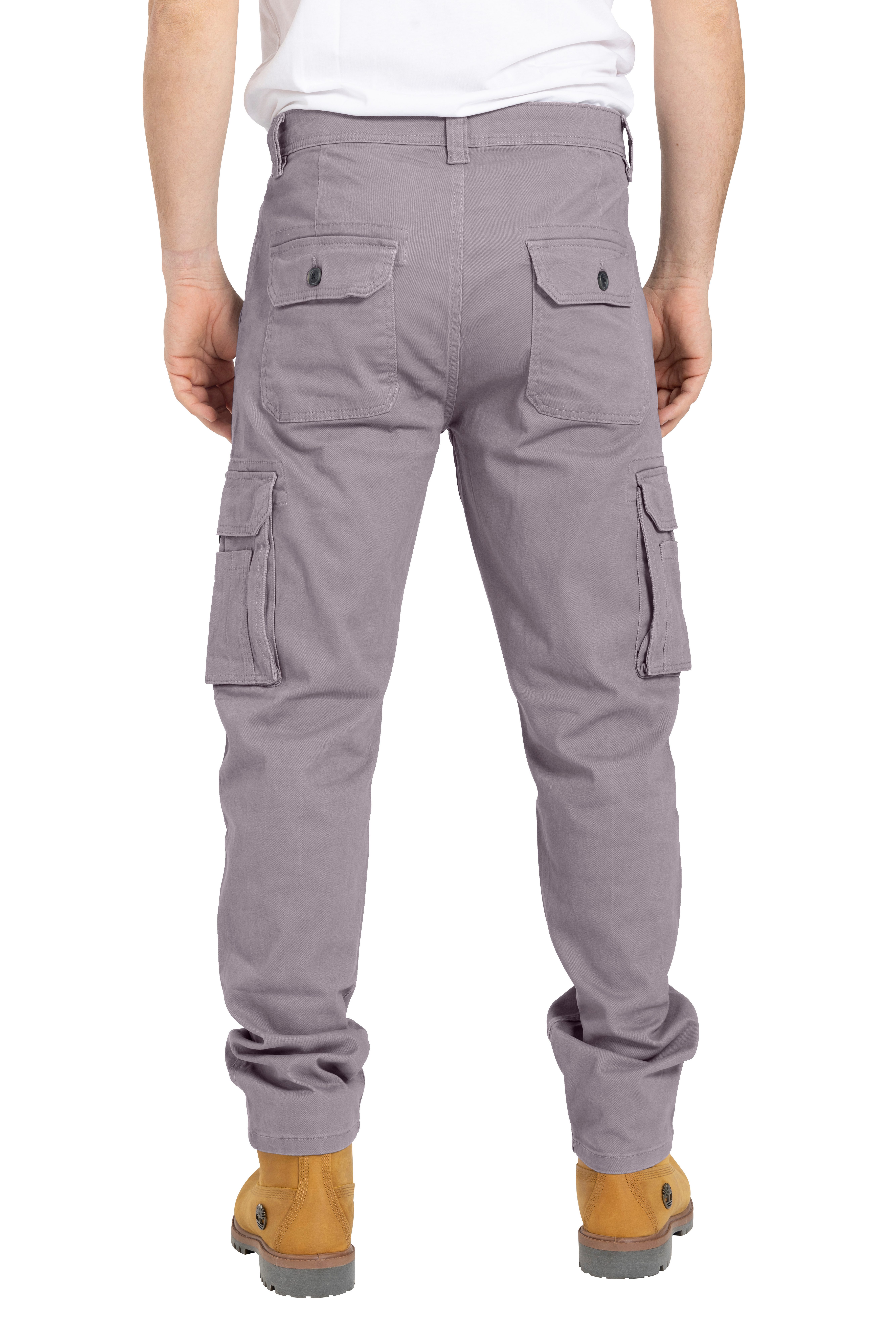 BlauerHafen Cargohose Herren Cargo Hose Arbeitshose Schwerlast Tactical mit 12 Taschen Chino – Bild 4 von 5