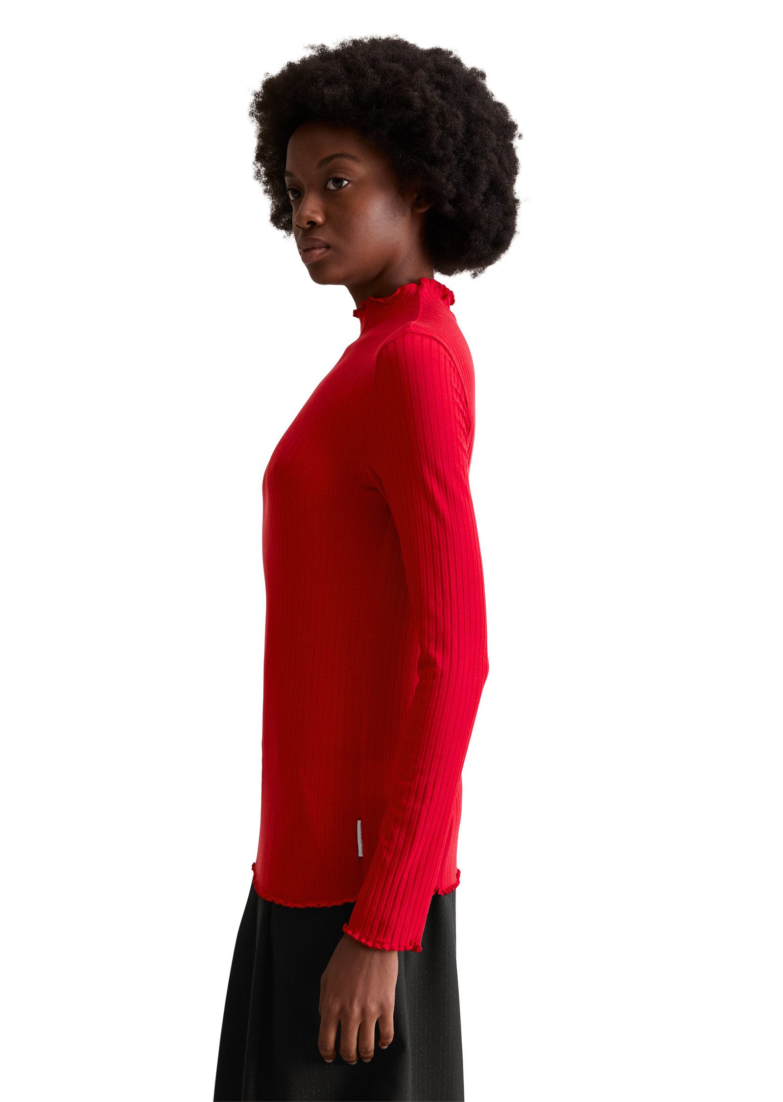 Marc O'Polo DENIM Langarmshirt aus Lyocell-Stretch-Jersey günstig online kaufen